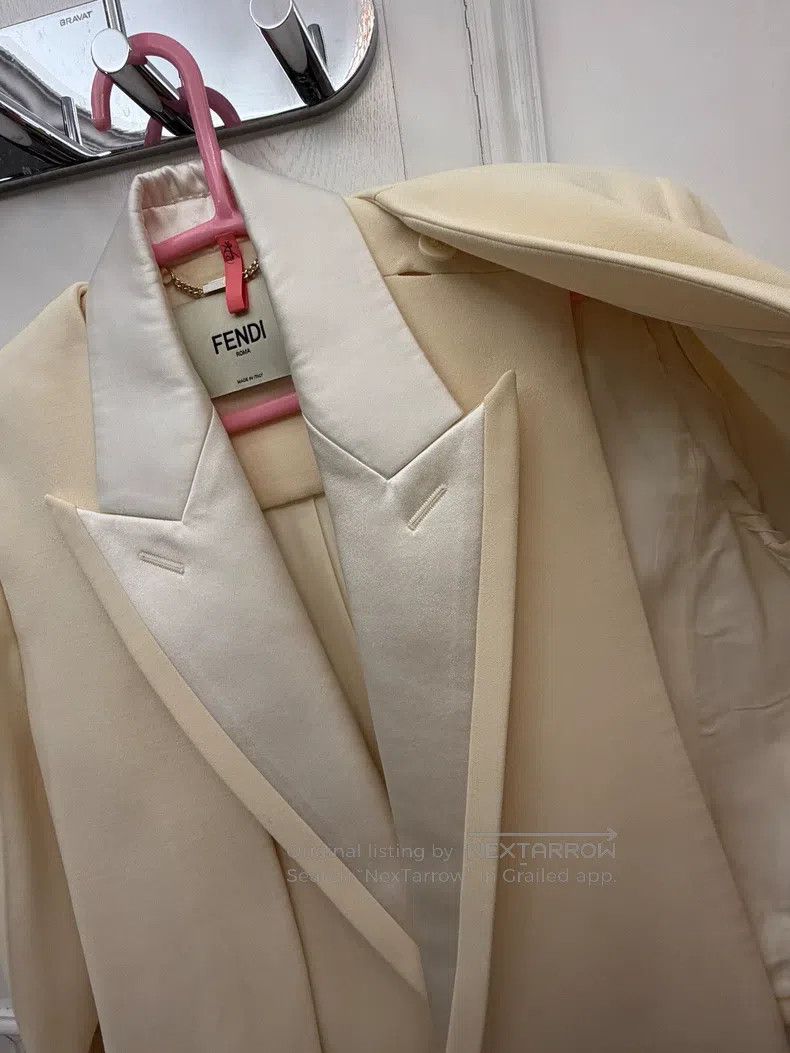 Fendi Fendi Ivory Three-Piece Suit Size XS / US 0-2 / IT 36-38 - 4 Thumbnail