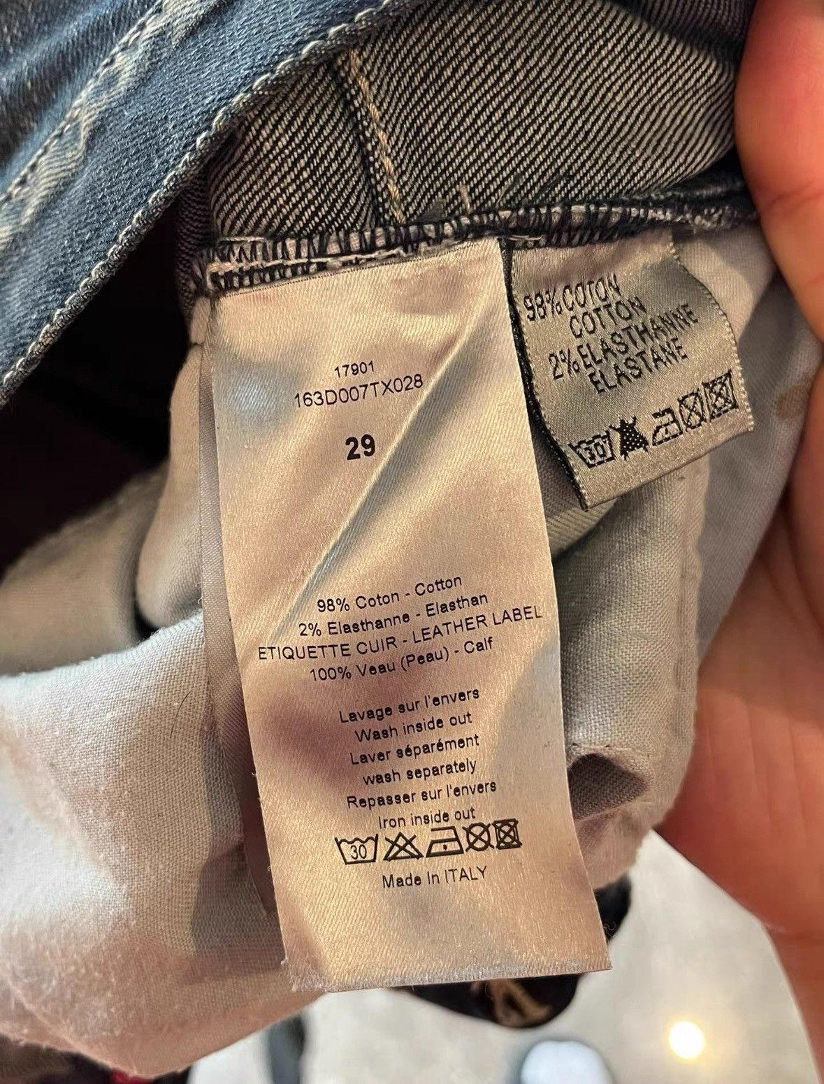 Dior Dior hedi skinny jeans Size US 29 - 7 Thumbnail