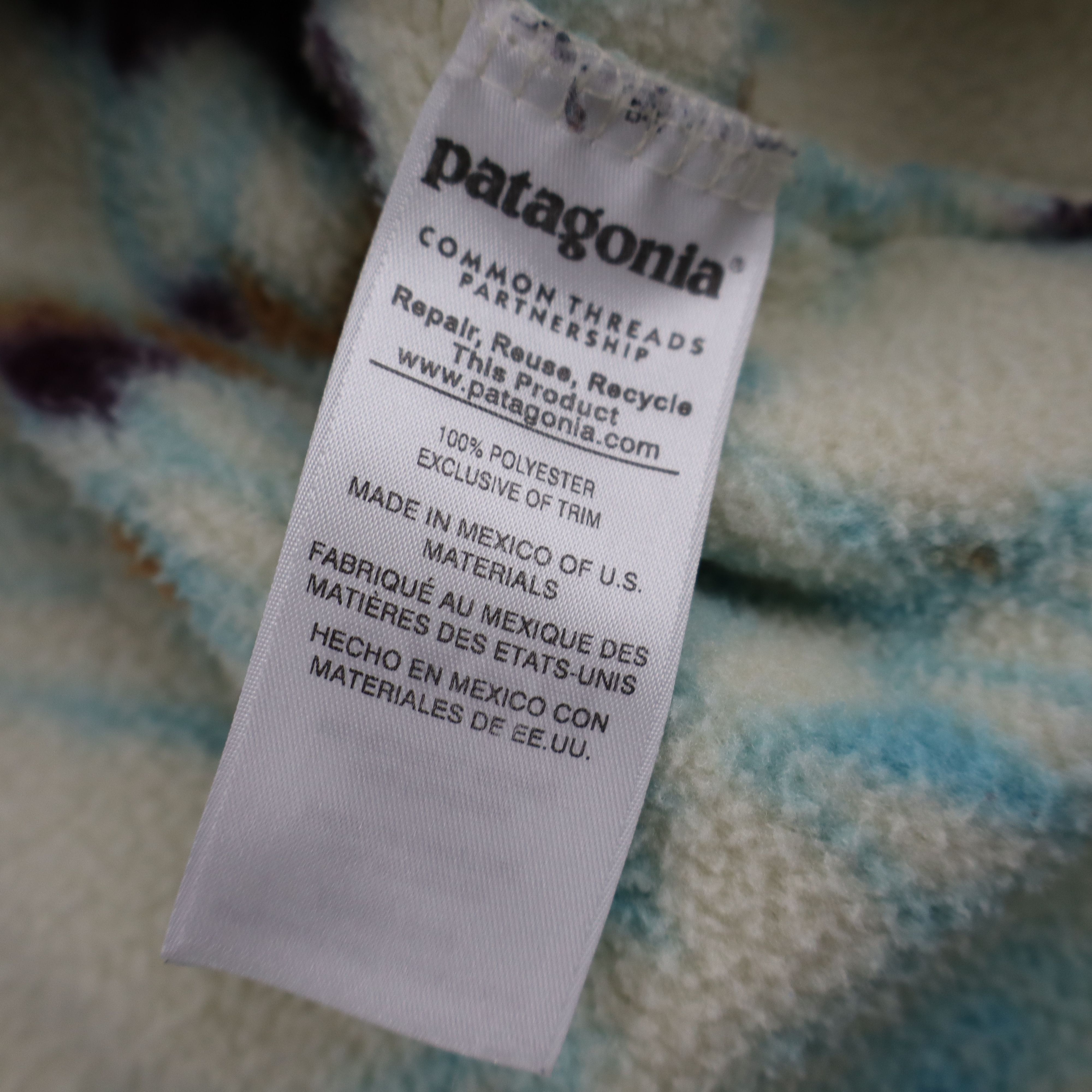 Patagonia × Vintage Patagonia Rare Owl Print All Over Fleece Snap-T Pullover Size US L / EU 52-54 / 3 - 8 Thumbnail