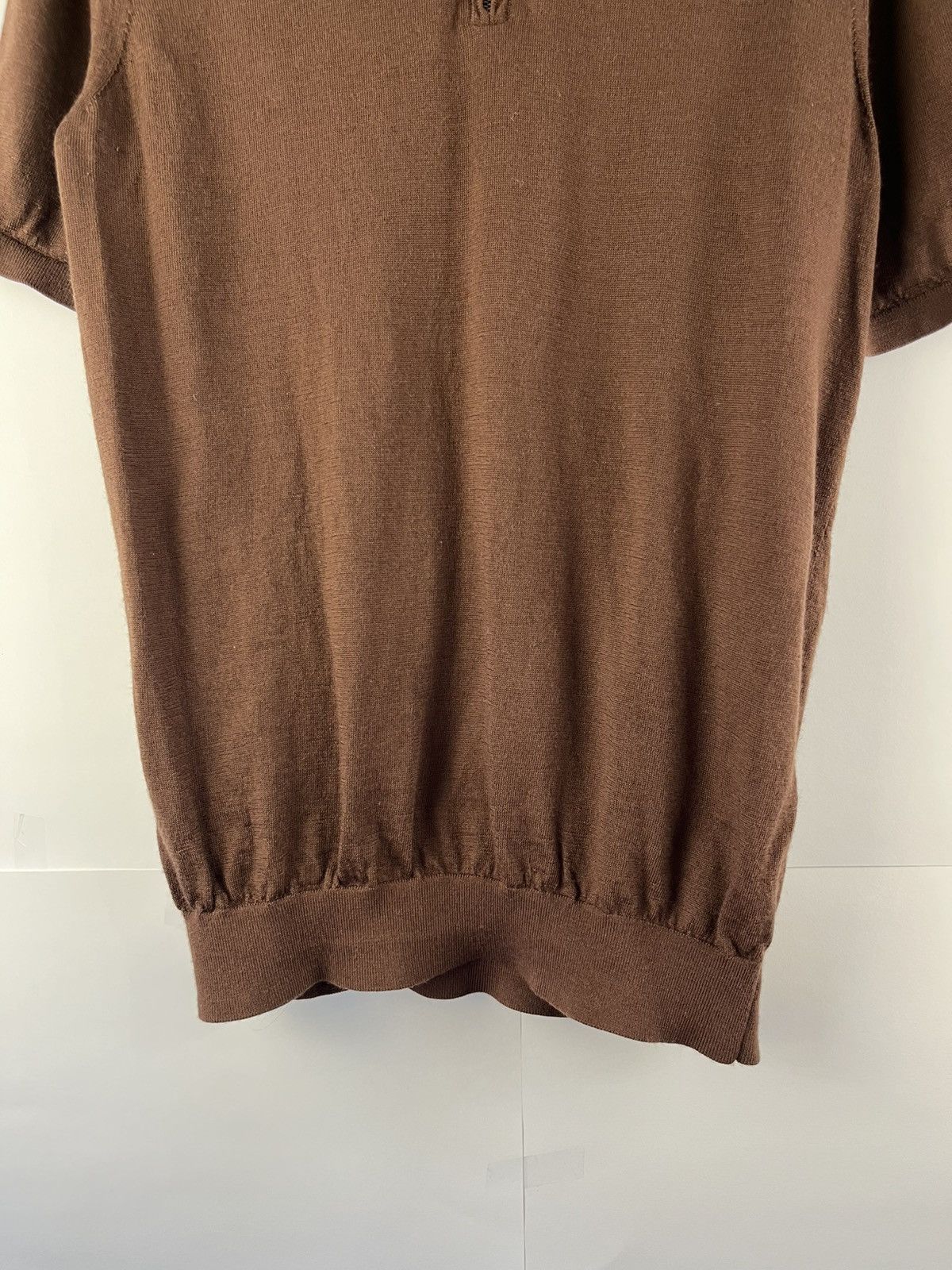 Reiss Reiss Maxwell Solid Merino Wool 1/4 Zip Polo Shirt Size US M / EU 48-50 / 2 - 4 Thumbnail