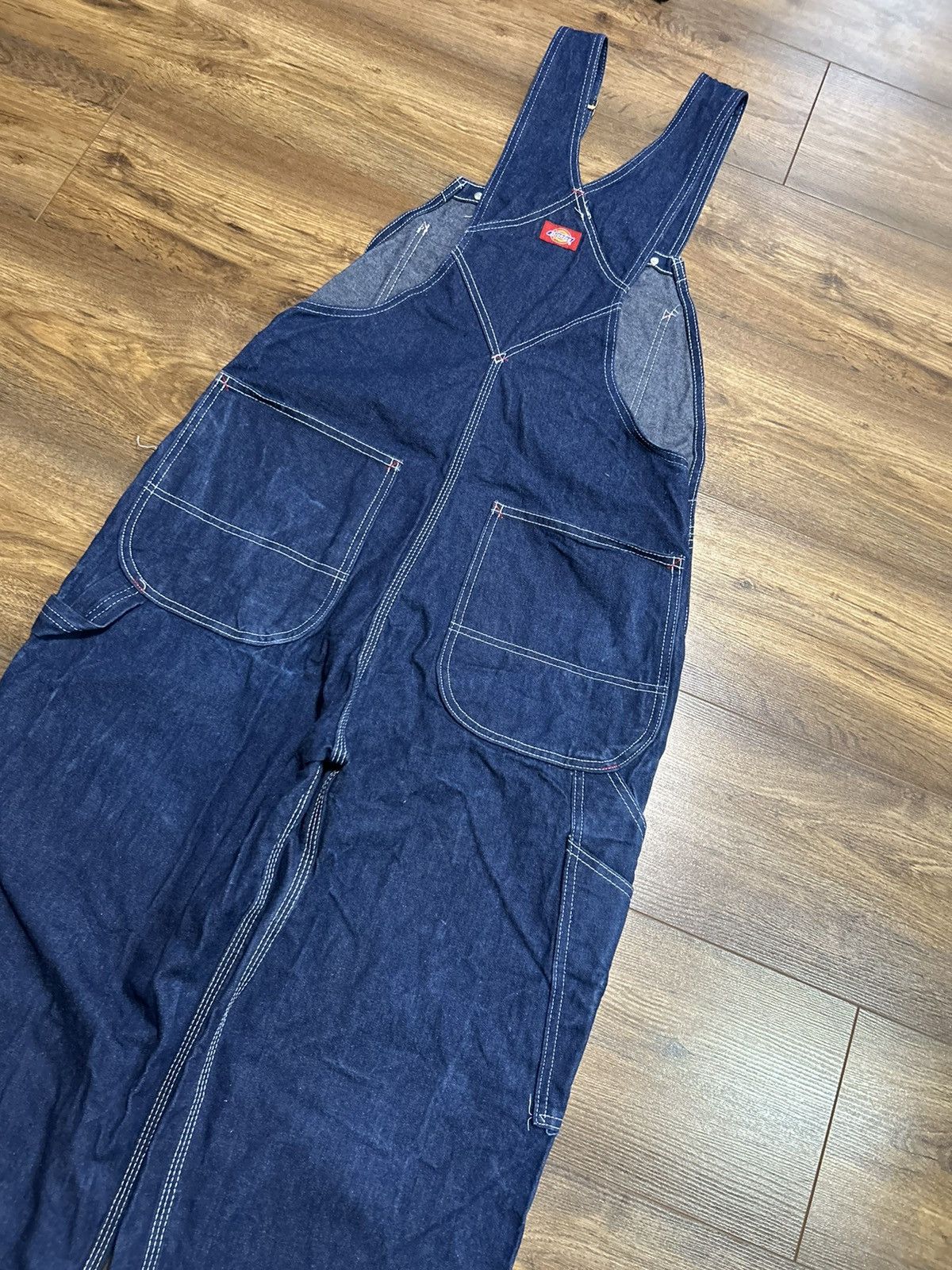 Carhartt × Dickies Vintage 90s Dickies overall denim Size US 36 / EU 52 - 3 Thumbnail