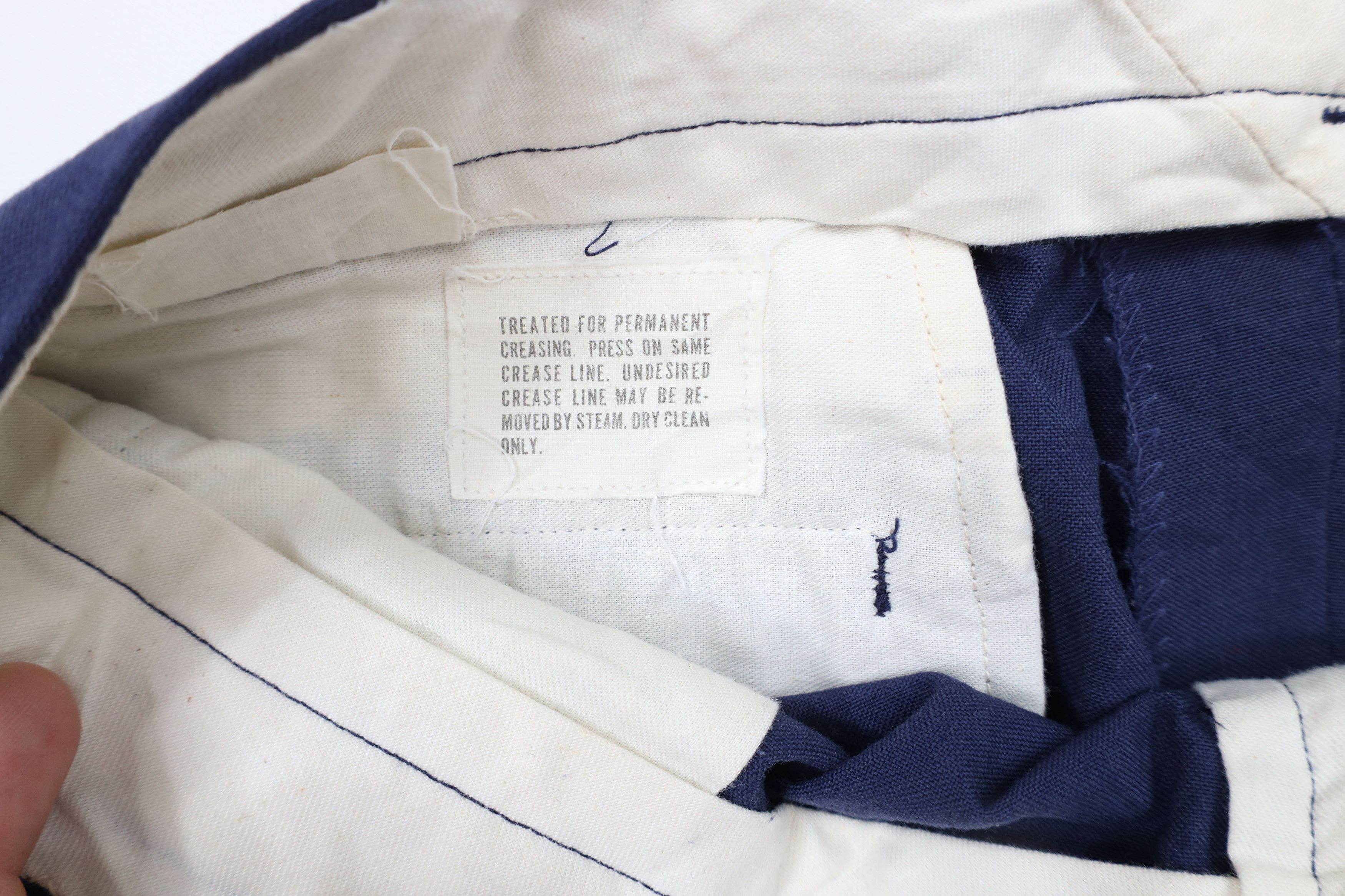 Vintage Vintage 70s Vietnam War Wool Blend Military Trousers Pants Size US 32 / EU 48 - 7 Thumbnail