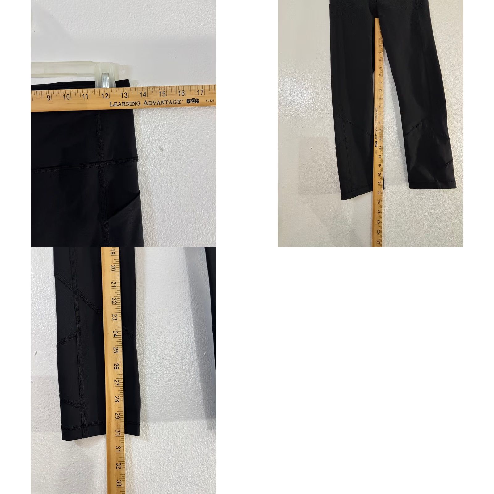 Lululemon lululemon Black Leggings Nylon Lycra Women Size 4 Slim Knit Bodycon Yoga Activewear Shirt? Size 27" / US 4 / IT 40 - 8 Thumbnail