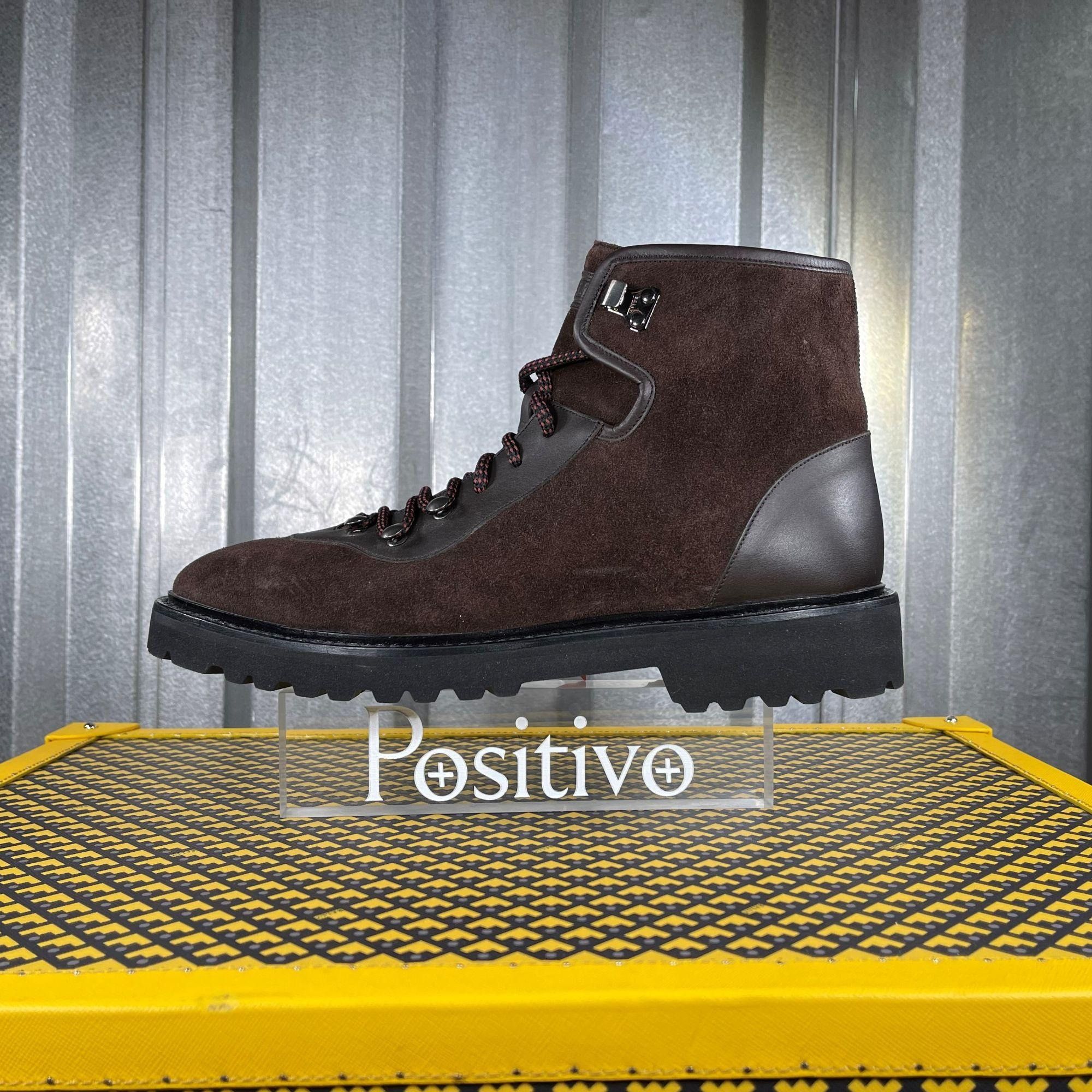 image of Bally Laurel Tmoro Suede Boots Us 8.5 in Brown, Men's