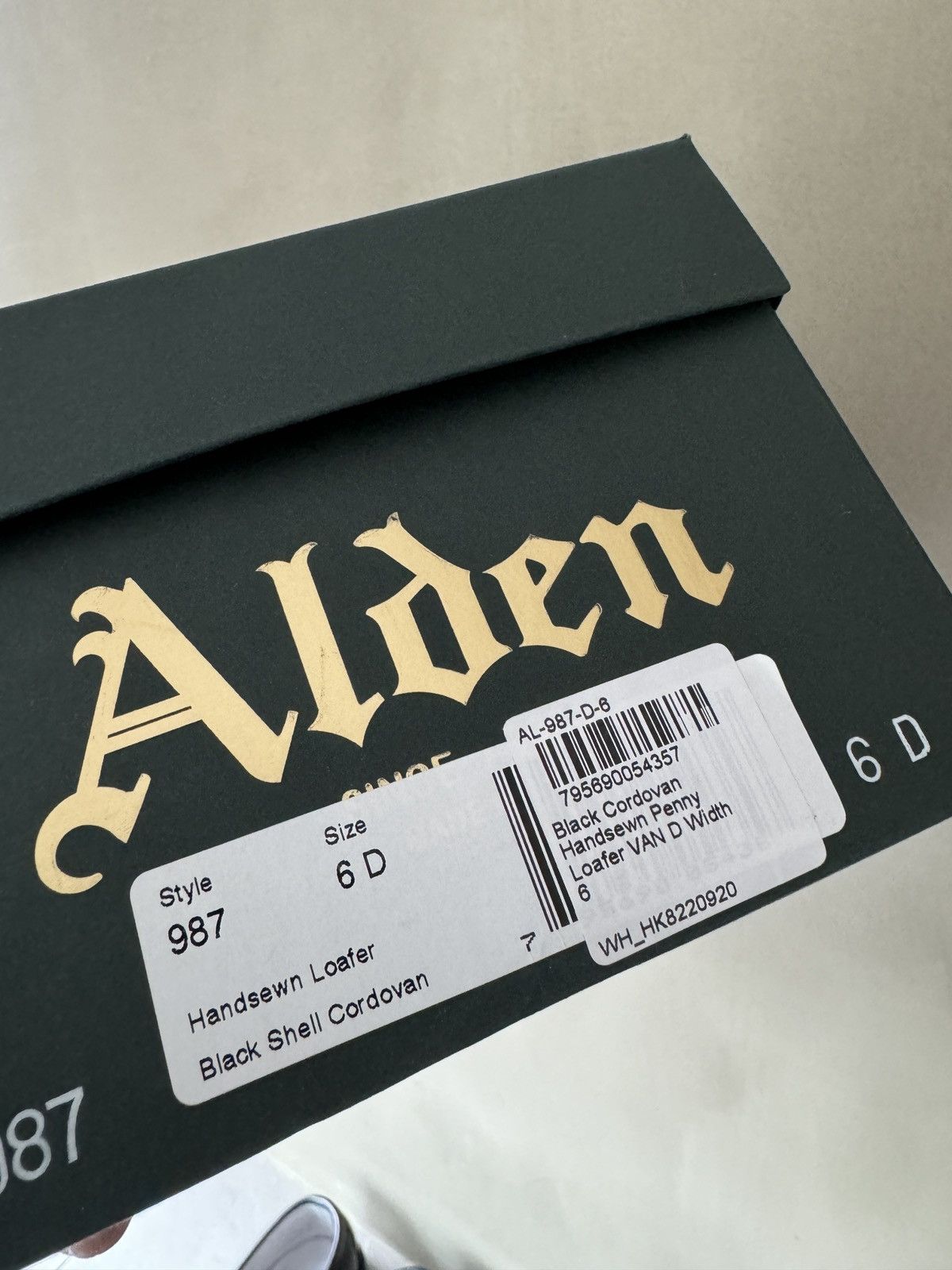 Alden ALDEN USA Black Horween Cordovan Horse Leather Penny Loafers Size US 6 / EU 39 - 17 Thumbnail
