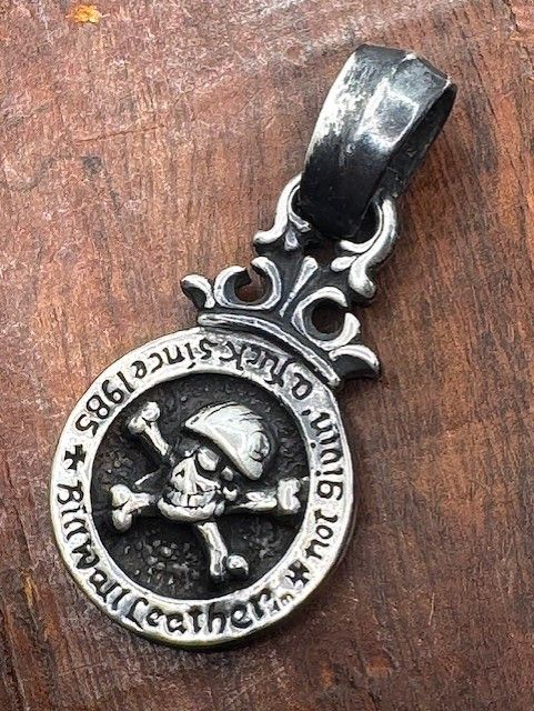 Bill Wall Leather Bill Wall BWL Skull Pendant Size ONE SIZE - 1 Thumbnail