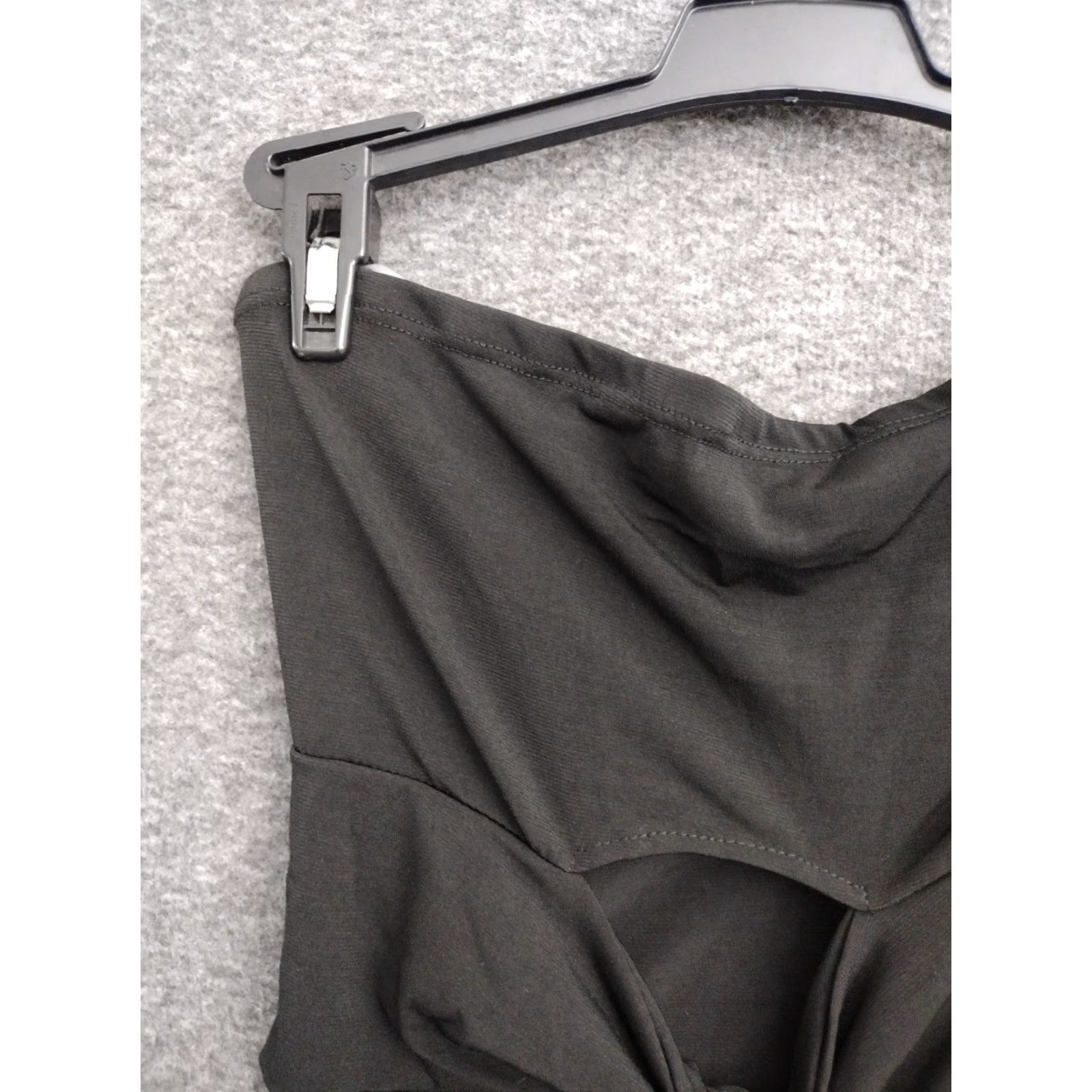 Vintage MAGIA Women's Strapless One Piece Swimsuit Tie Black S Size ONE SIZE - 6 Thumbnail