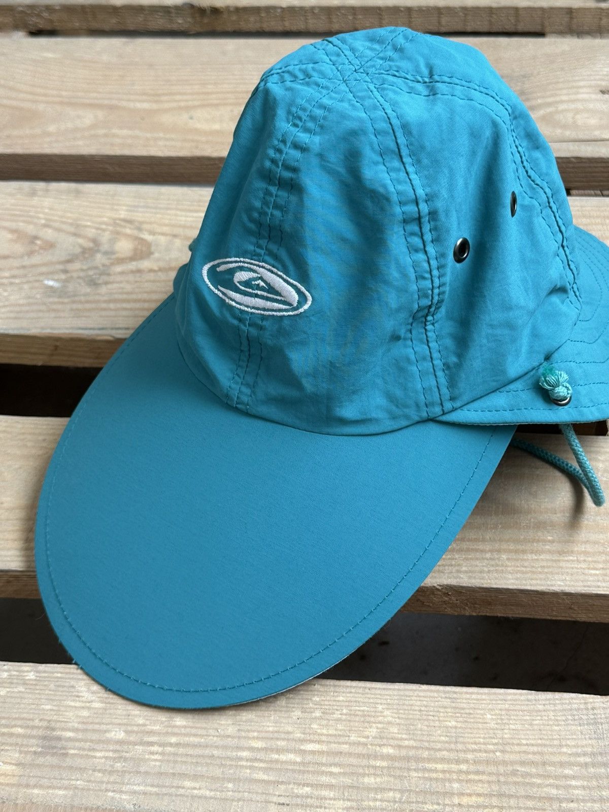 Quiksilver Vintage Quiksilver Turquoise Panama-Cap Size ONE SIZE - 2 Thumbnail