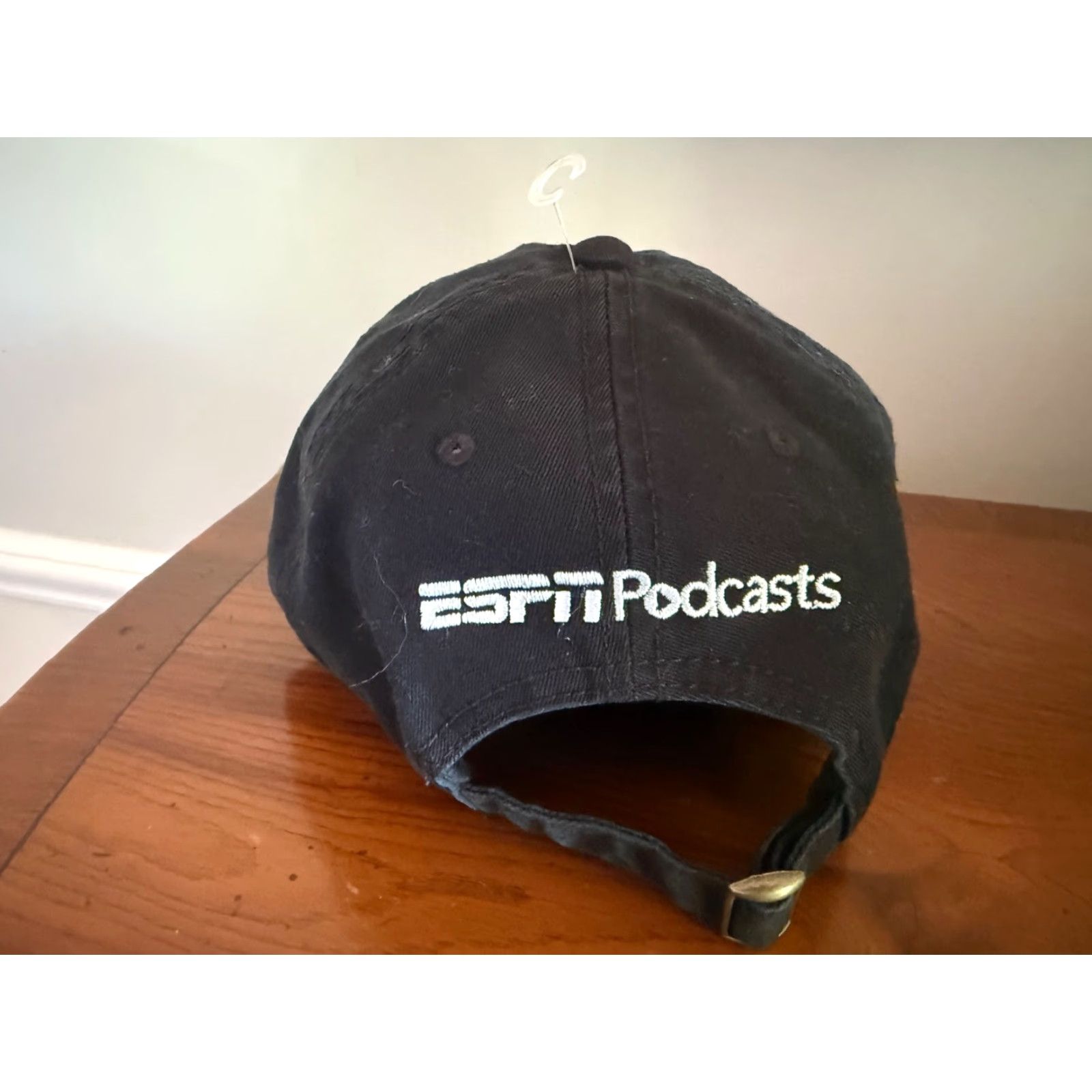 Vintage Woj Pod Podcast Strapback Hat ESPN Cap Adjustable Black Mens SNAPBACK ESPN Hat Size ONE SIZE - 3 Thumbnail