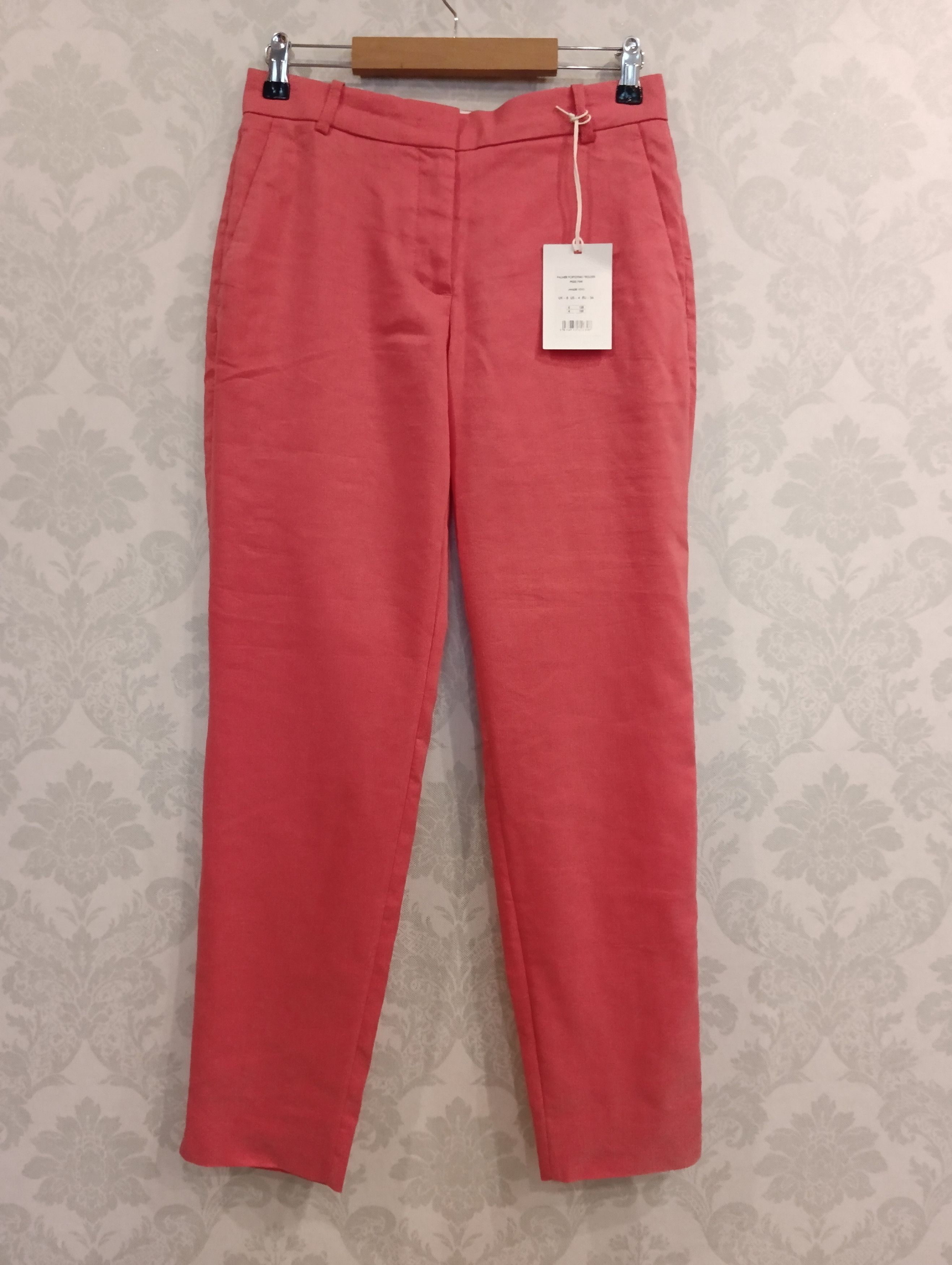 Jigsaw Jigsaw Women Palmer Portofino Pants Pink Size 27" / US 4 / IT 40 - 6 Thumbnail