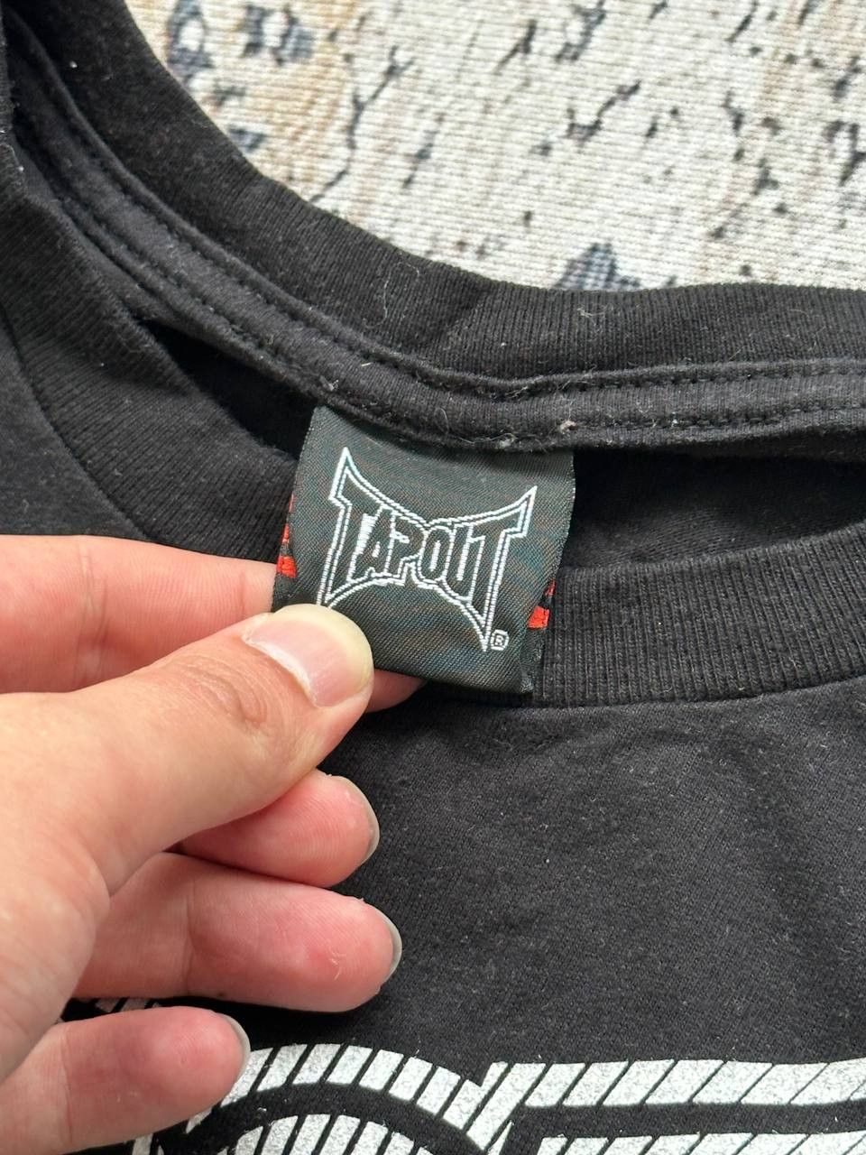 Tapout × Vintage Vintage Y2K Tapout T shirt Wrestling Tribal Spellout Logo Size US XL / EU 56 / 4 - 5 Thumbnail