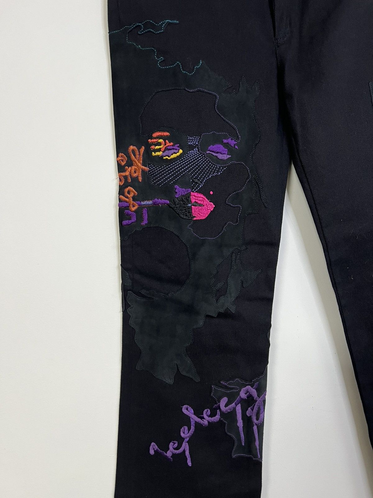 Iceberg Iceberg pant black jeans M rare enbroidery Size 28" / US 6 / IT 42 - 3 Thumbnail