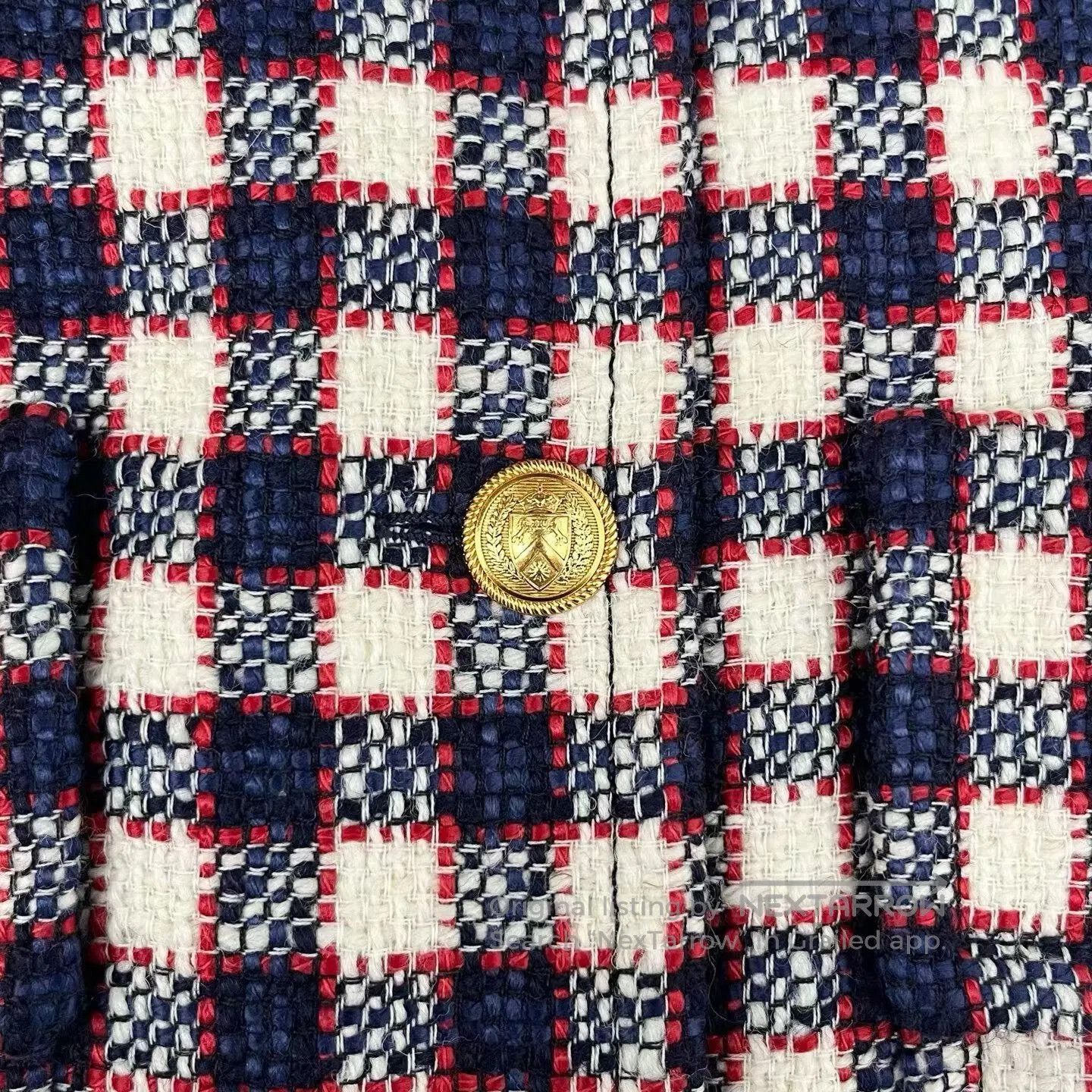 Gucci Gucci Tweed Blazer with Gold Button. Size M / US 6-8 / IT 42-44 - 5 Thumbnail