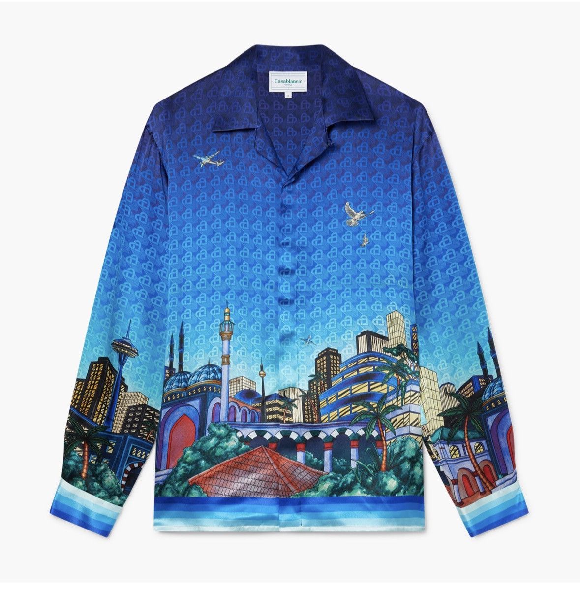 Casablanca City in Clouds Print Shirt Size US XL / EU 56 / 4 - 1 Preview