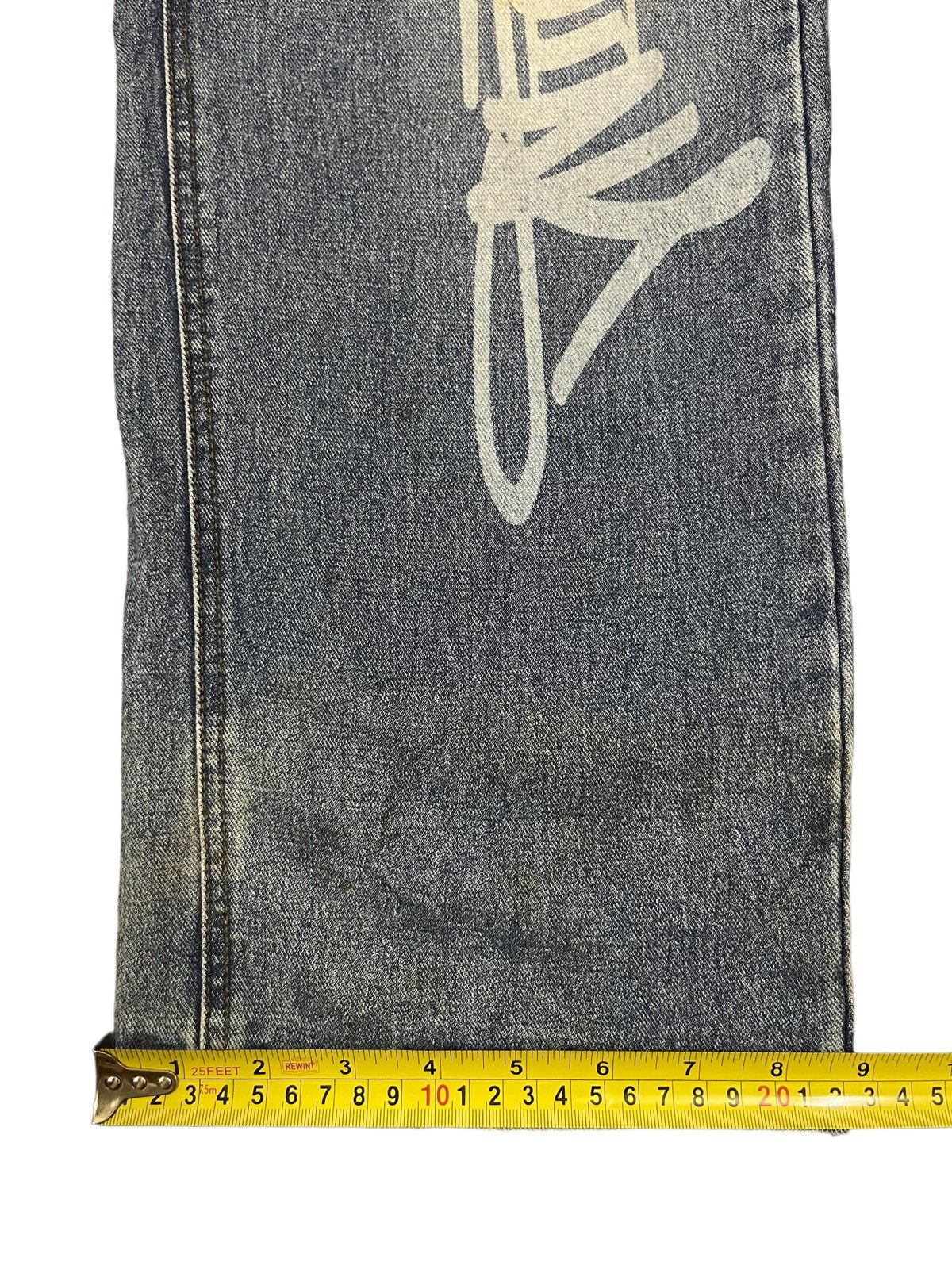 Japanese Brand Vintage Japanese Brand Graffiti Distressed Baggy Style Jeans Size US 32 / EU 48 - 13 Thumbnail