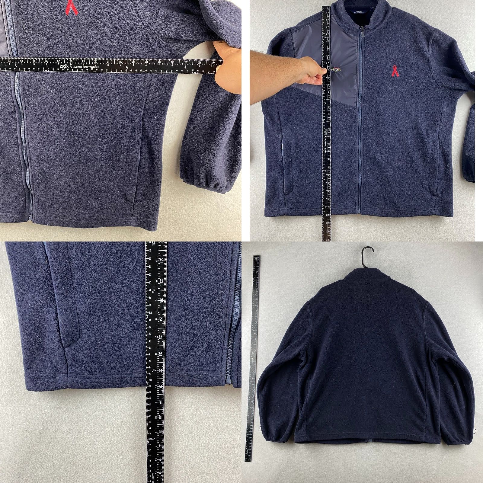 Lands' End Lands' End Sweater Mens XL Blue Full Zip Fleece Long Sleeve Pockets All Seasons Casual Modern Regular Mens XL Blue Lands' End Sweater Size US XL / EU 56 / 4 - 9 Thumbnail