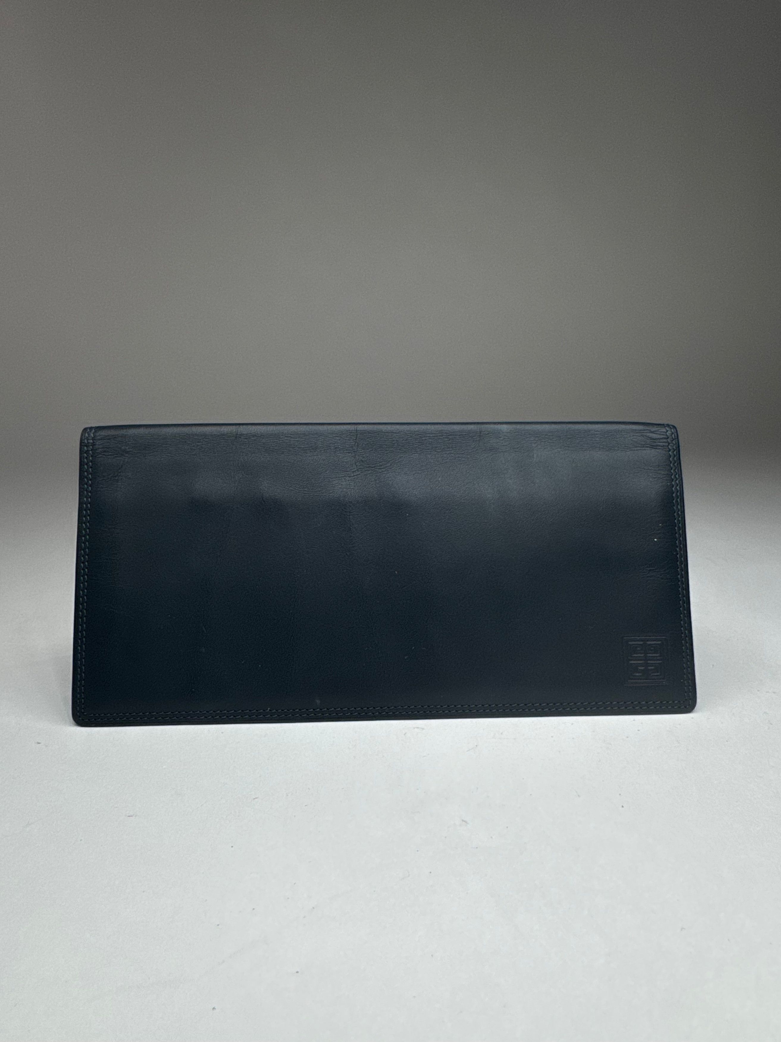 Givenchy Vintage Leather ID Holder Marine Size ONE SIZE - 1 Thumbnail