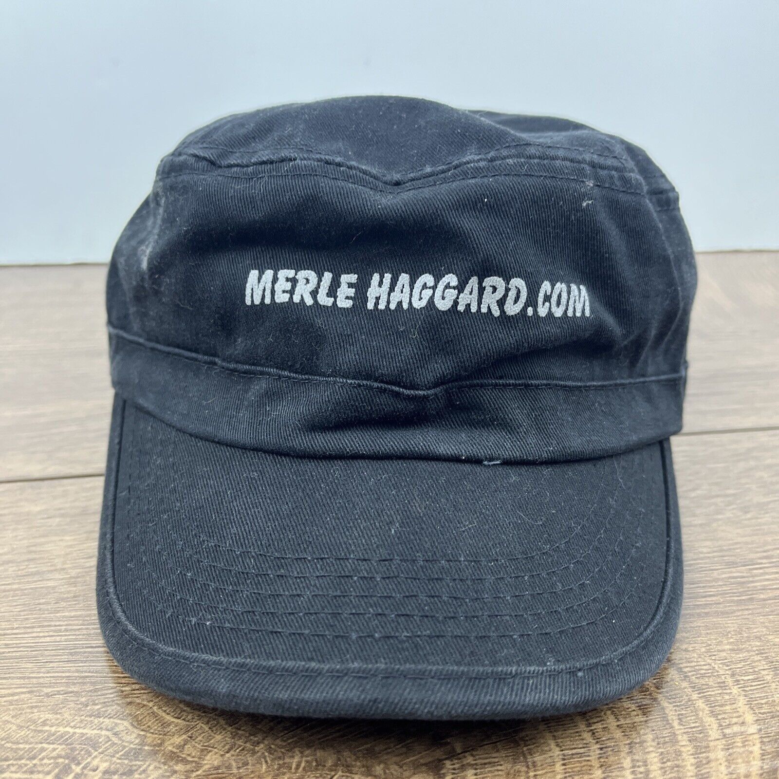 Other Merle Haggard Hat Black Hat Adjustable Adult Size Hat Black Size ONE SIZE - 4 Thumbnail
