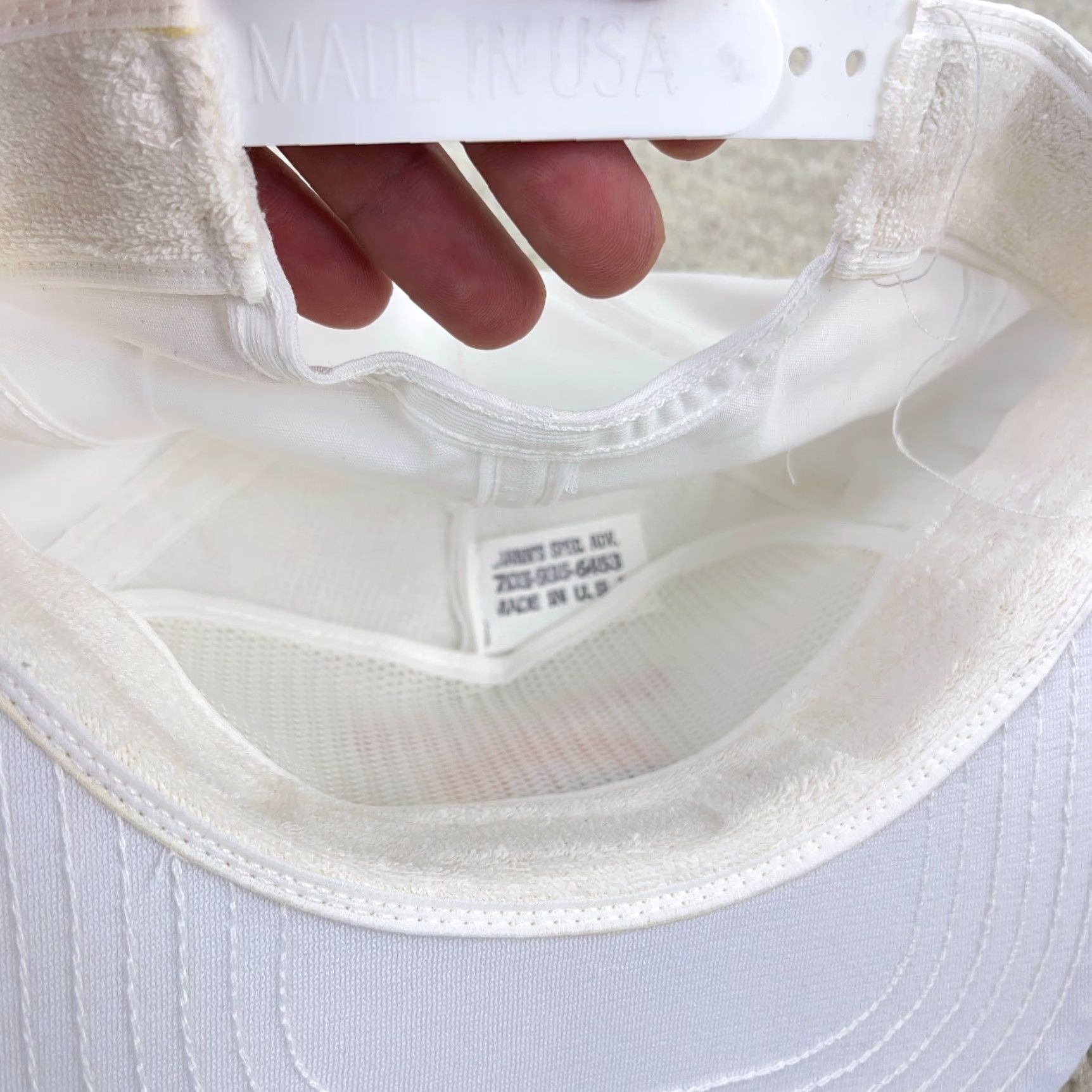 Vintage VINTAGE United Way Trucker Hat Cap Made In USA 90s White Red Rope Snapback Mens Size ONE SIZE - 4 Thumbnail
