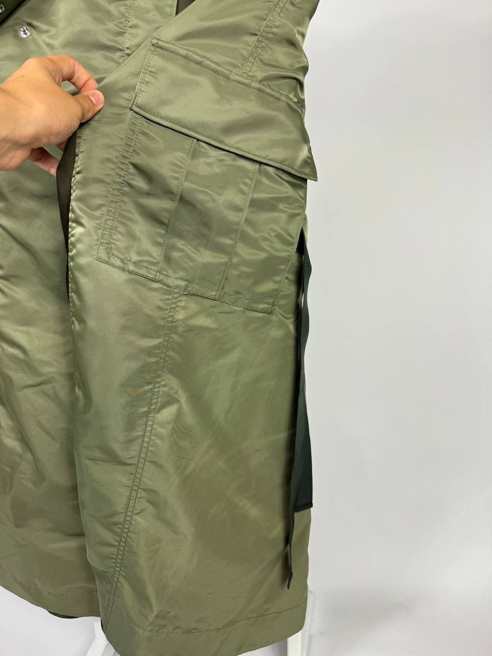 Japanese Brand × Sacai Rare Sacai 21ss nylon twill pleated skirt Size 32" / US 10 / IT 46 - 4 Thumbnail