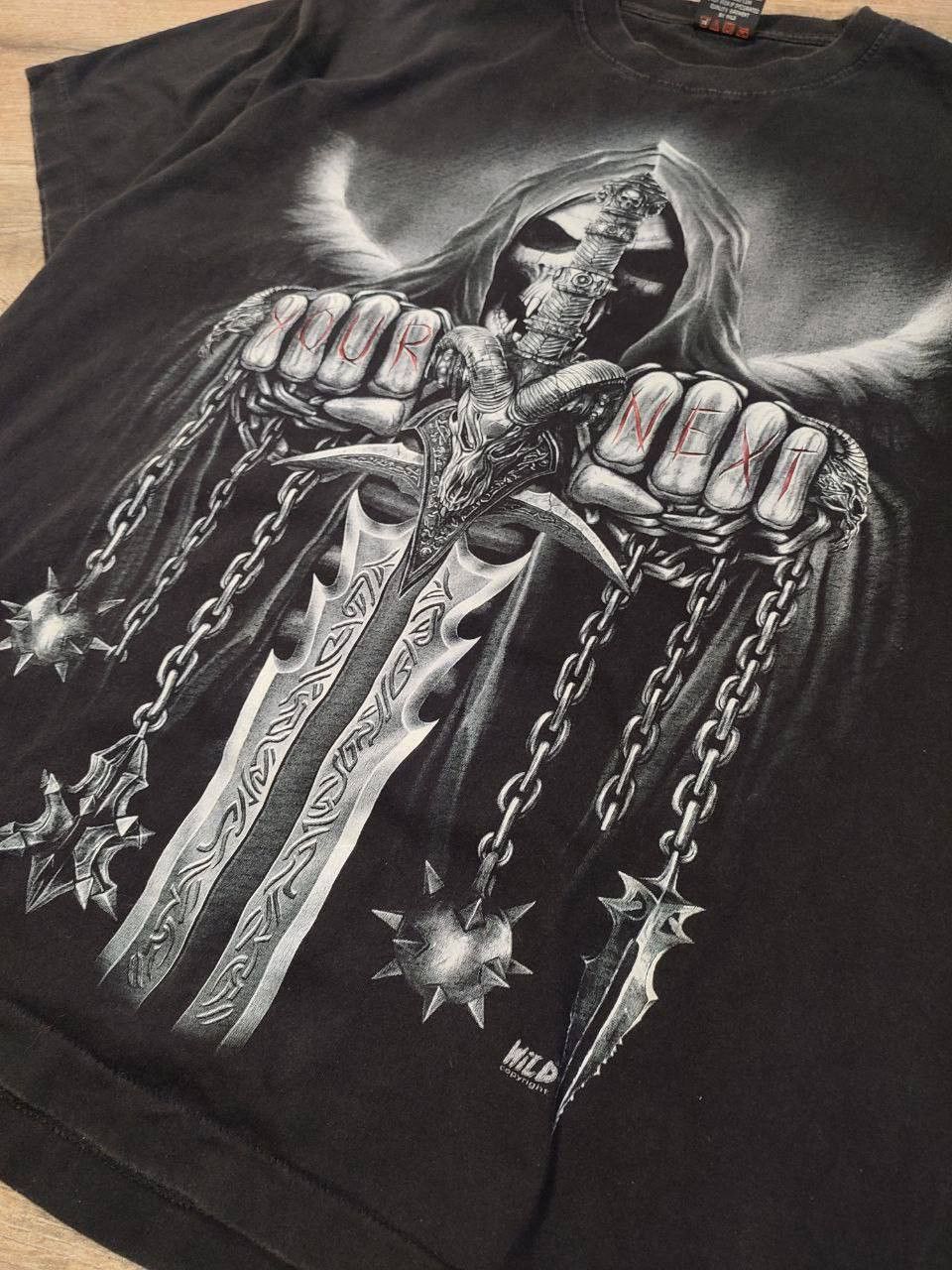 Other Wild Glow-in-the-Dark T-Shirt "Grim Reaper's Sword", size XL Size US XL / EU 56 / 4 - 2 Thumbnail
