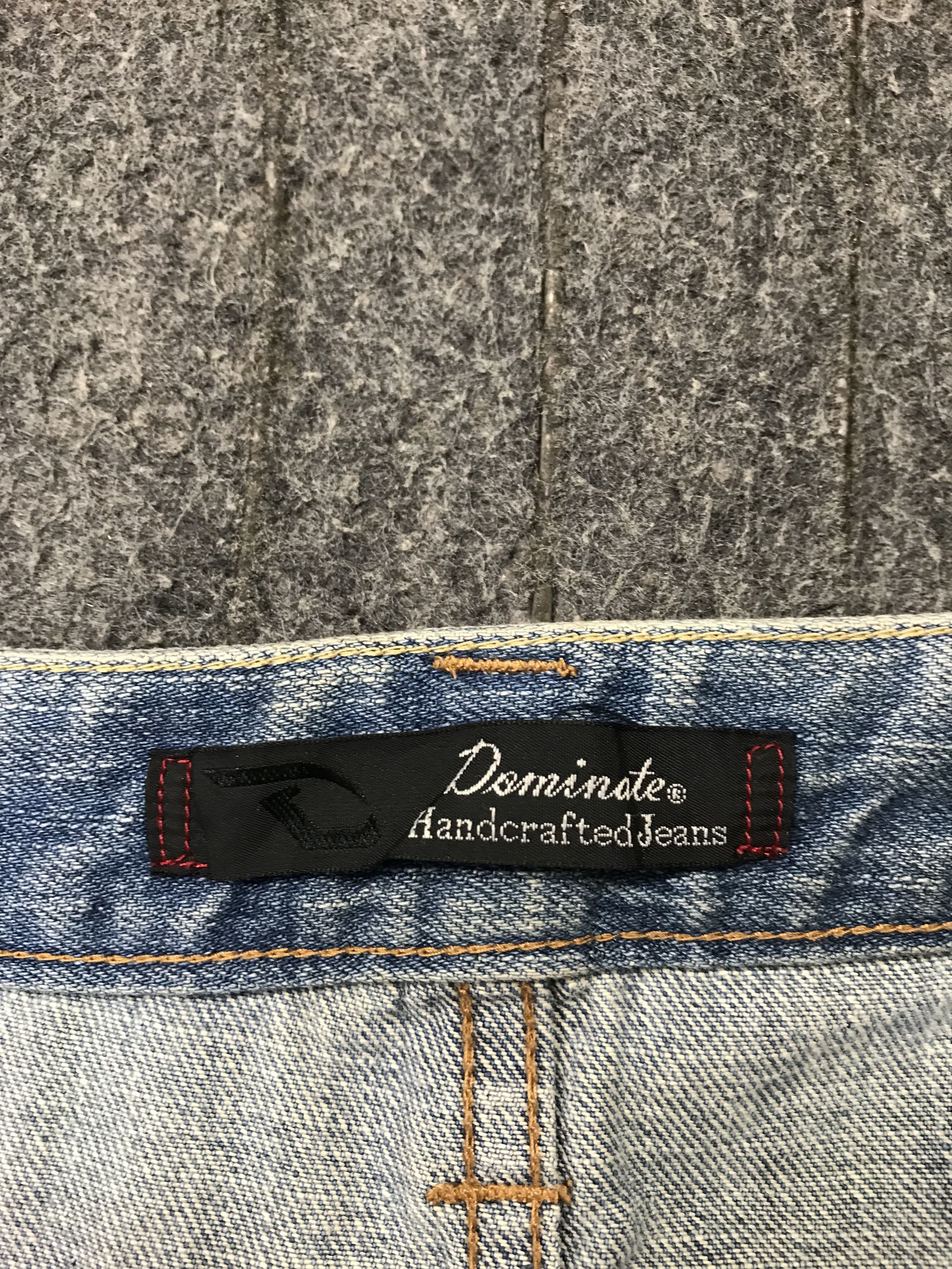 Japanese Brand Vintage Dominate Double Waist Indigo Denim Jeans Size US 32 / EU 48 - 5 Thumbnail