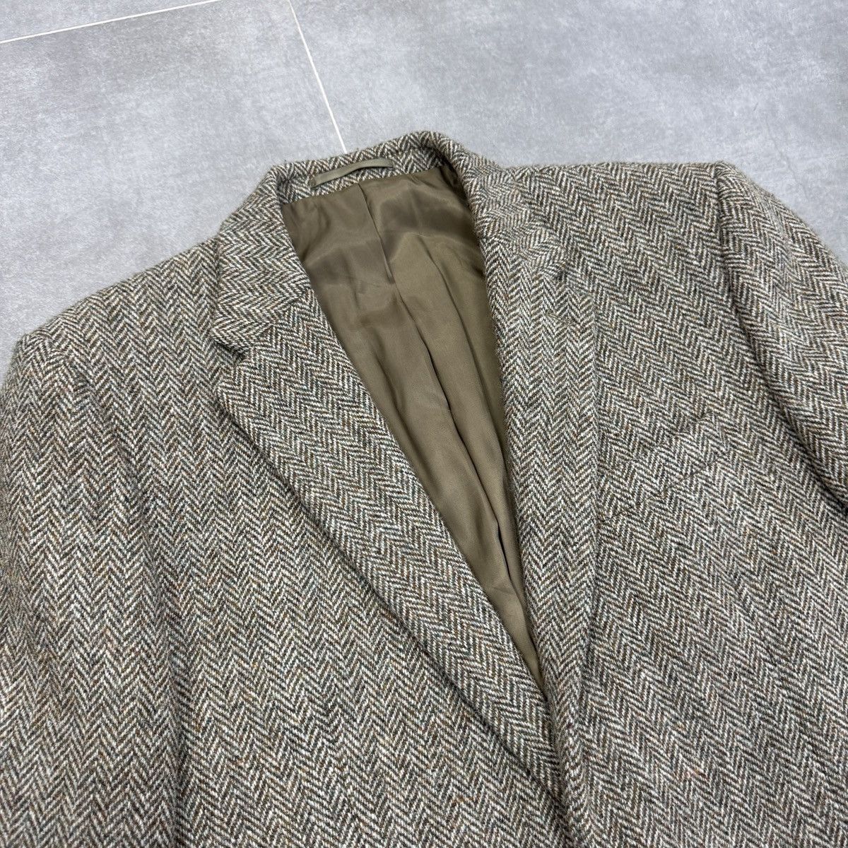 Harris Tweed Harris Tweed Wool Blazer Size fit chest 107 cm 42" Regular Size 42R - 9 Thumbnail