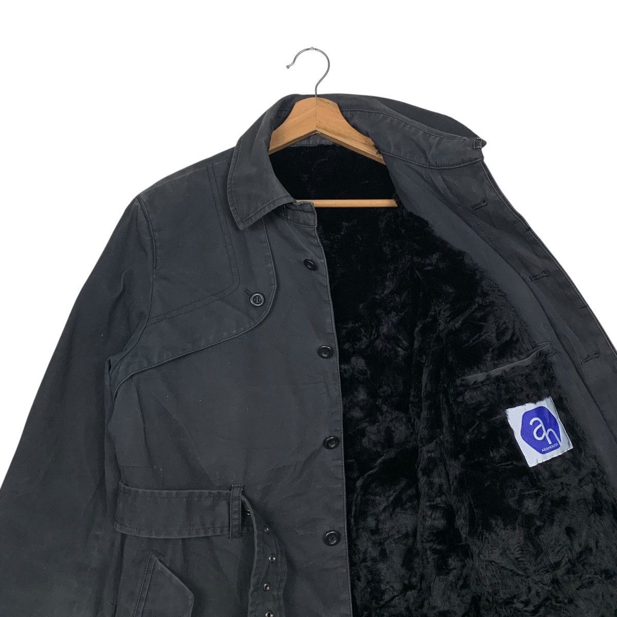 ABAHOUSE ABAHOUSE Sherpa Lined Belted Coat Jacket #2570-C116 Size US M / EU 48-50 / 2 - 10 Thumbnail