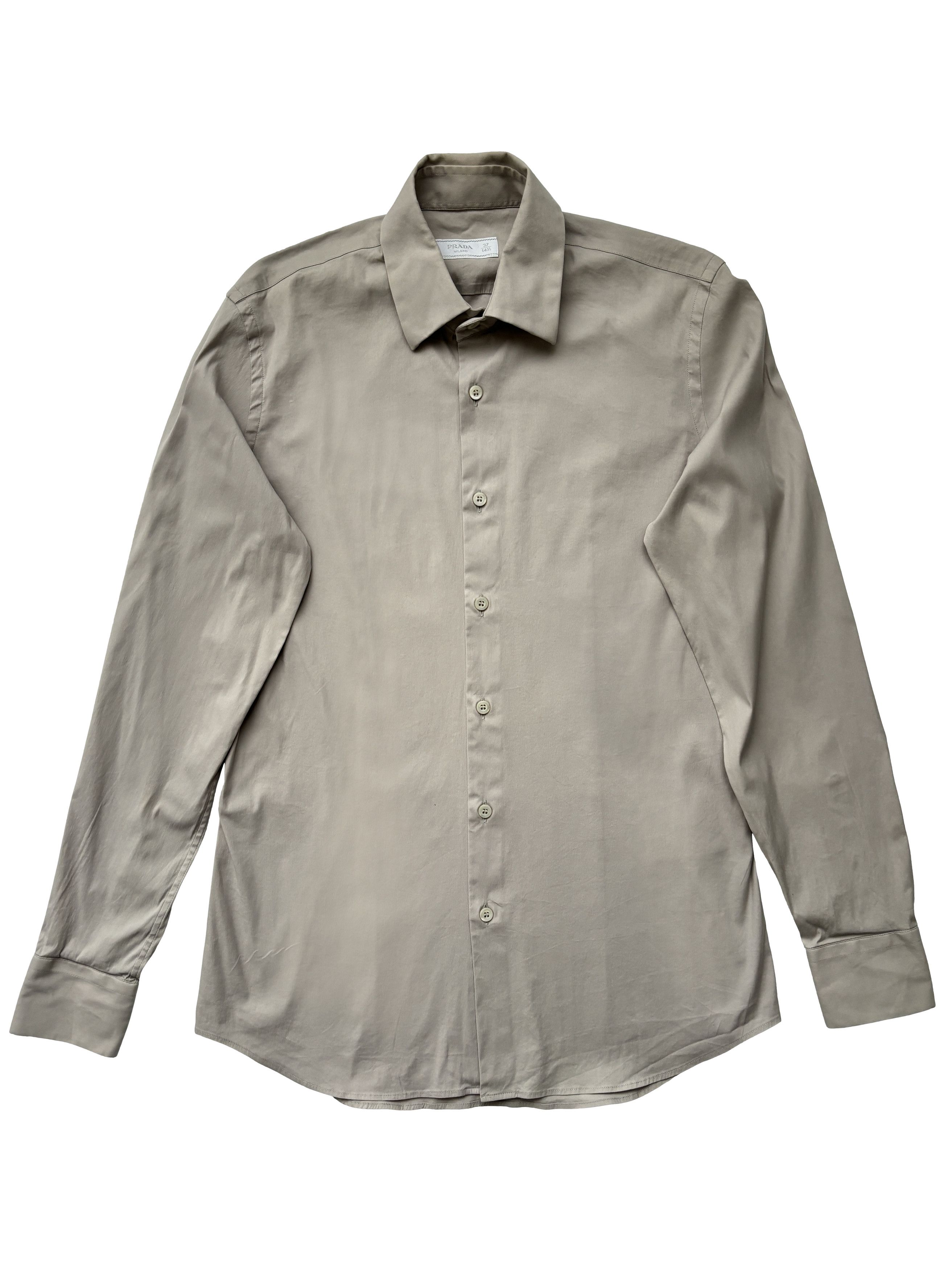 Prada ⚡️QUICK SALE⚡️2017 Prada Beige Button-Up Shirt Size US S / EU 44-46 / 1 - 1 Thumbnail