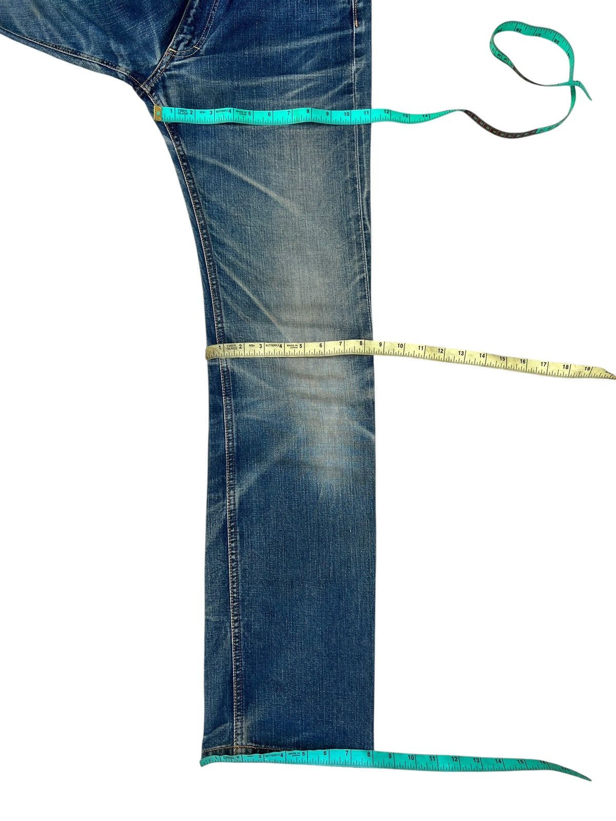 Lee Vintage Lee Sanforized Distressed Mud Denim Selvedge Jeans Size US 30 / EU 46 - 5 Thumbnail