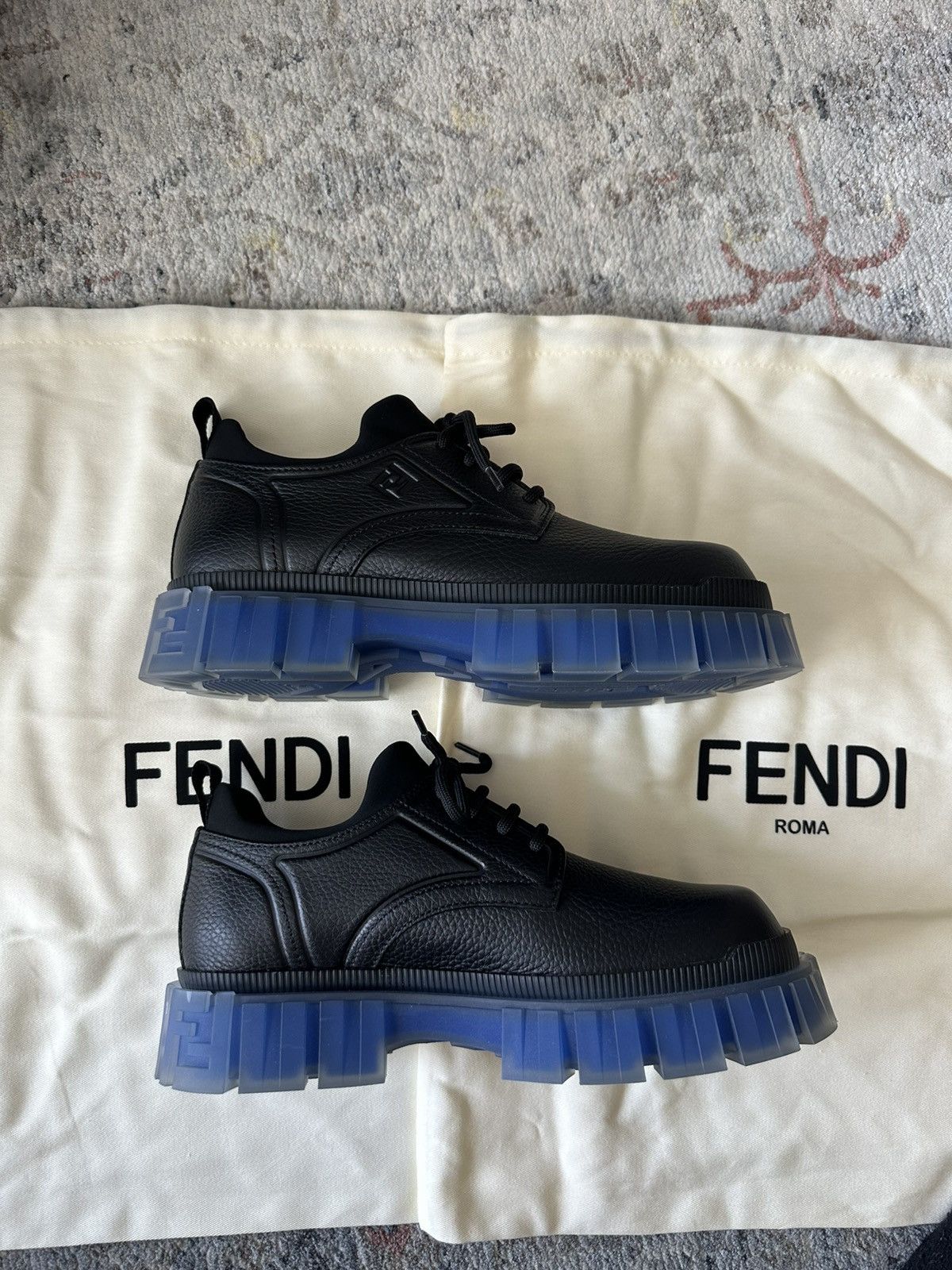 Fendi Fendi Leather Derbies size 8 US Size US 8 / EU 41 - 2 Thumbnail