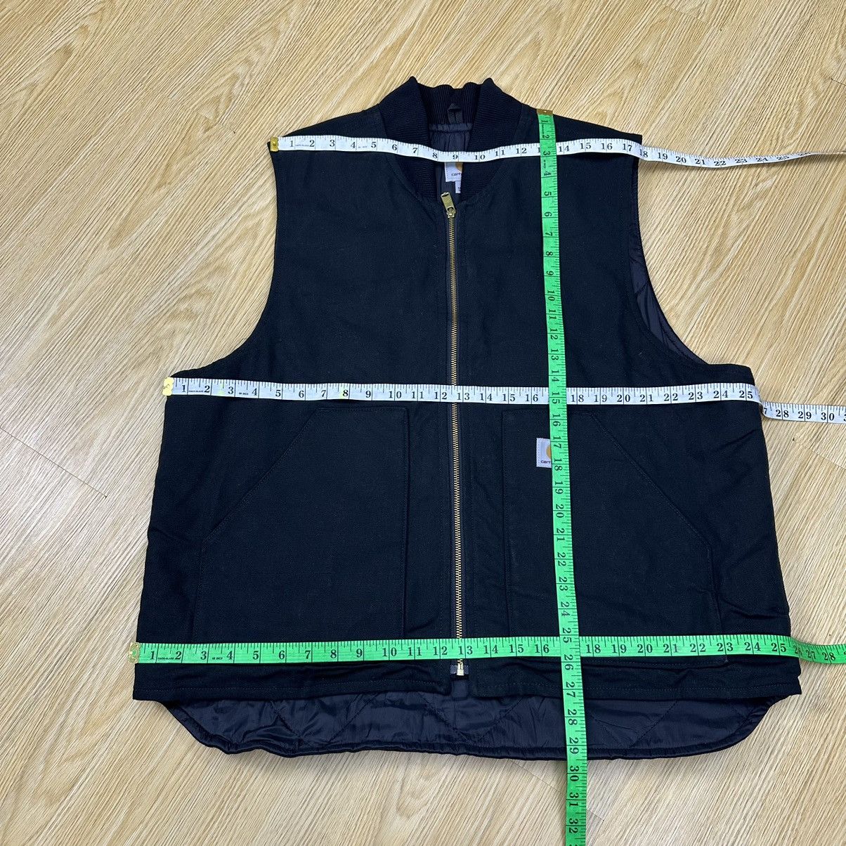 Carhartt Vintage Carhartt Canvas Black Vest Z164 Size US XL / EU 56 / 4 - 6 Thumbnail