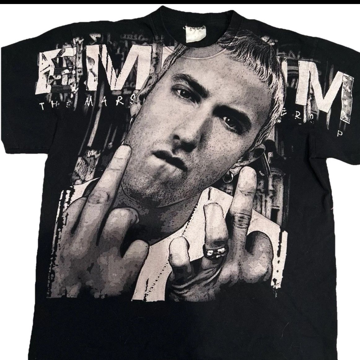 Eminem *Grail* 90s Eminem Middle Finger AOP Size XL Size US XL / EU 56 / 4 - 2 Thumbnail