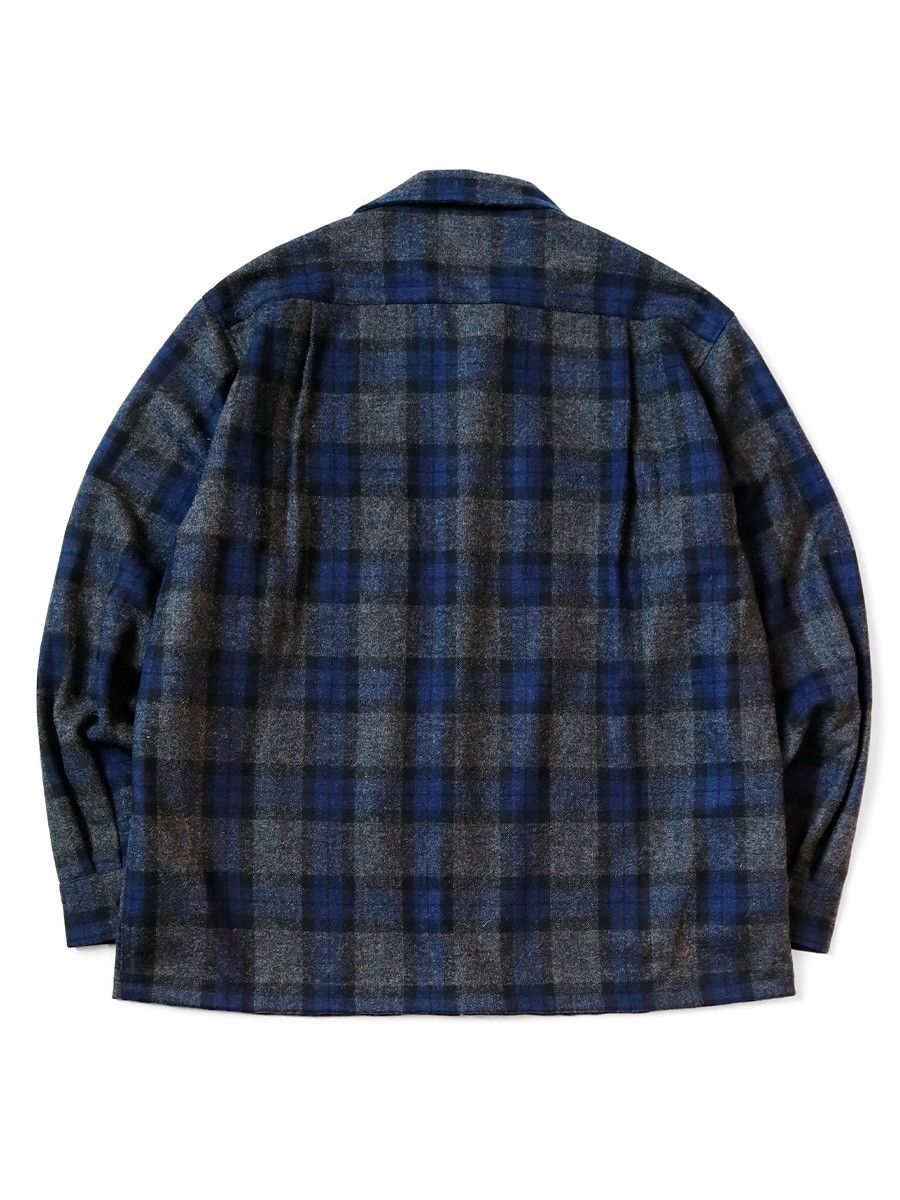 Kapital Kapital Wool Check Rangle Collar Board Shirt Size US XL / EU 56 / 4 - 3 Thumbnail