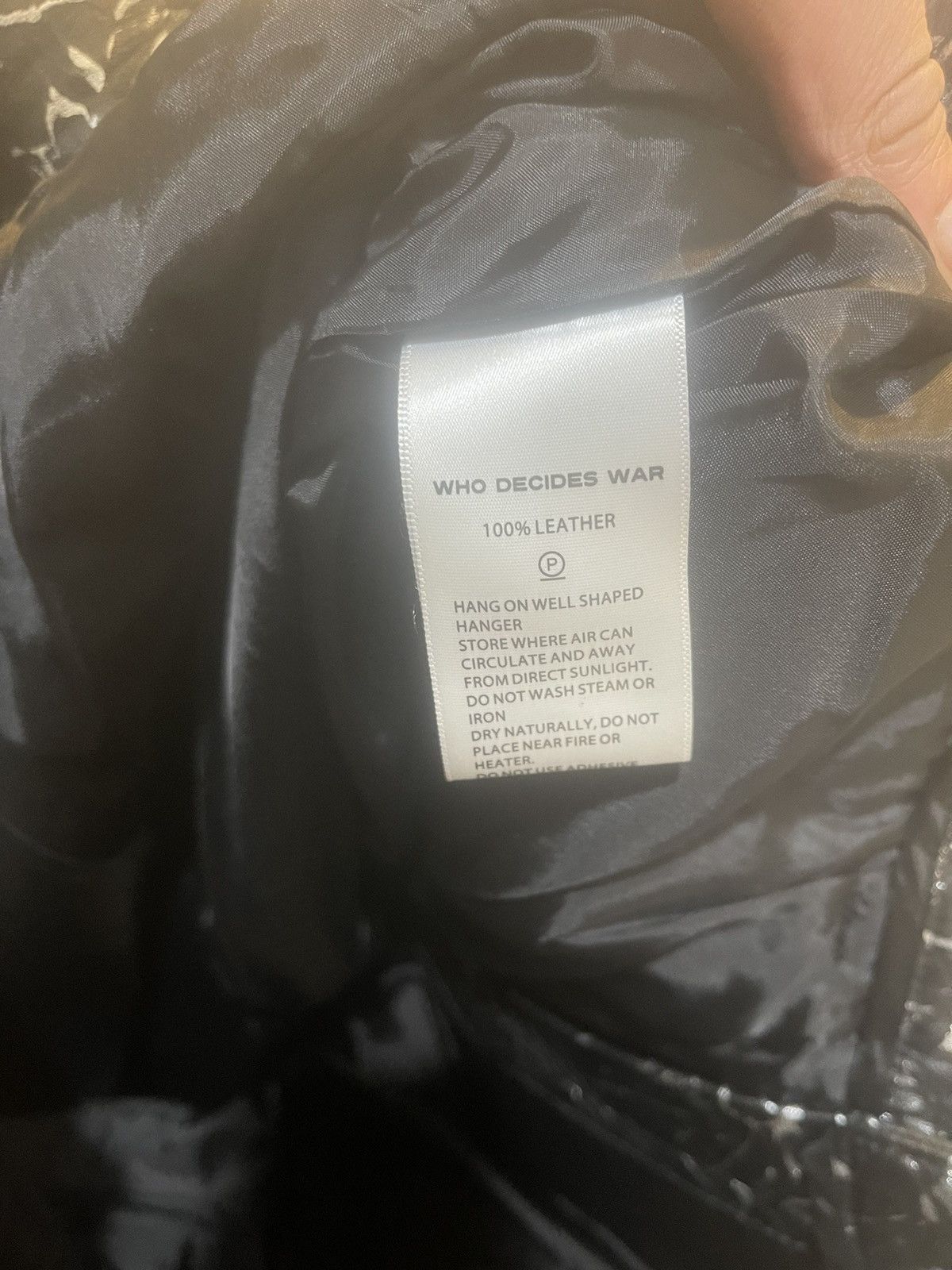 Who Decides War Who Decides War The Garden Glass Throne Black Leather Pants Size US 36 / EU 52 - 8 Thumbnail