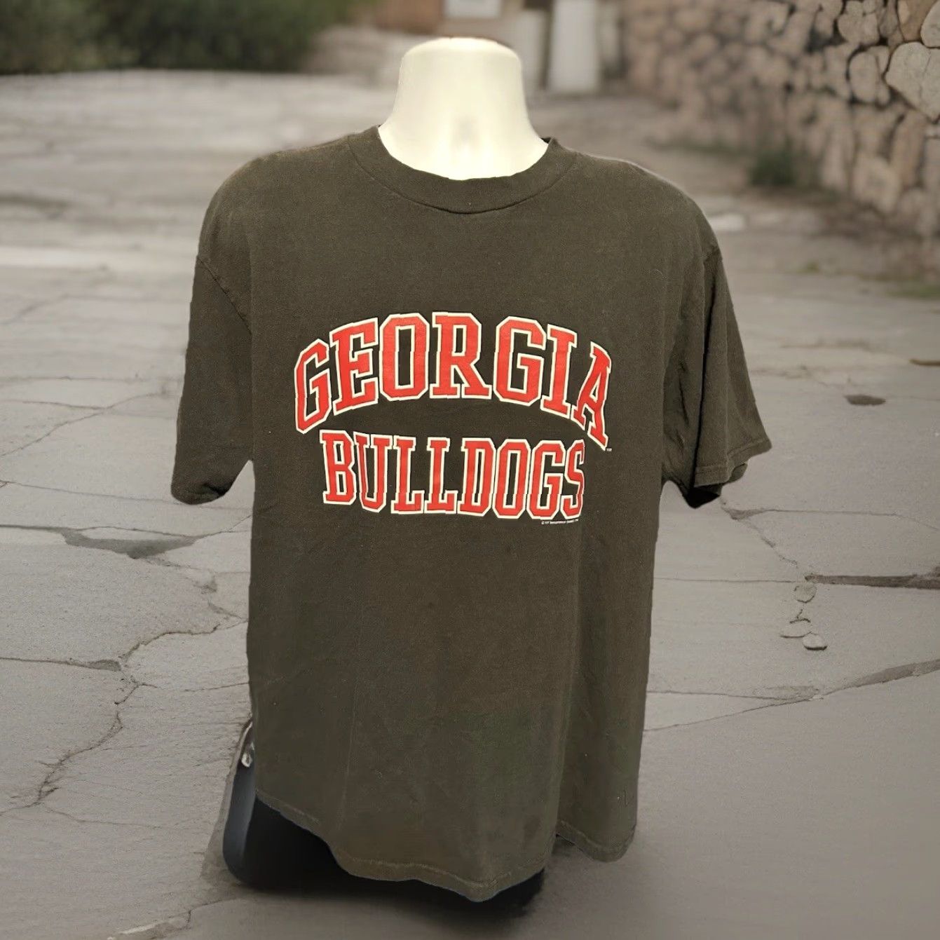 Lee VTG Georgia Bulldogs Shirt Men Large Black Short Sleeve Crew Neck Lee Sport Size US L / EU 52-54 / 3 - 7 Thumbnail