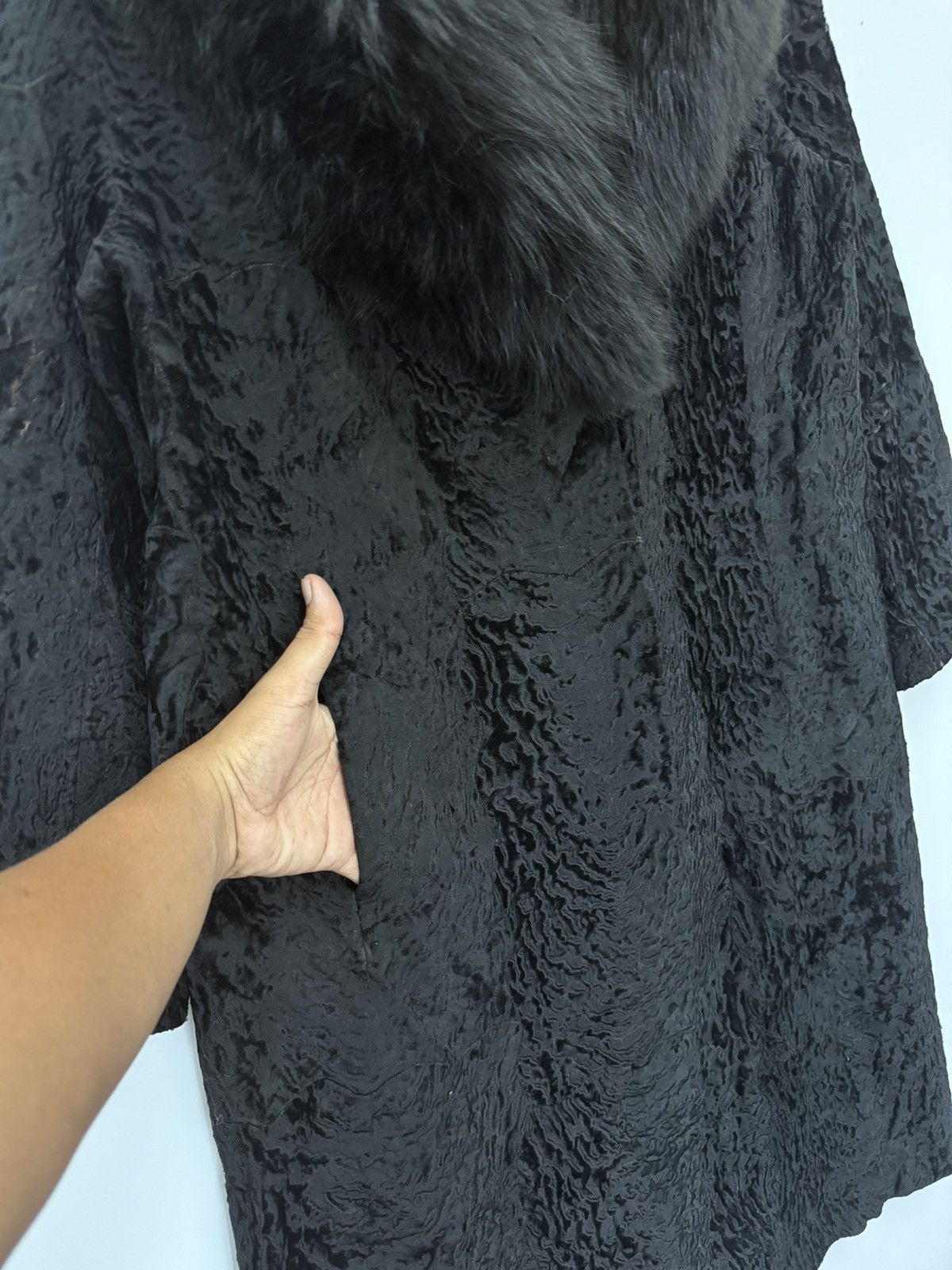 Leather 🔥 Real Fur Leather Long Coat Size S / US 4 / IT 40 - 4 Thumbnail