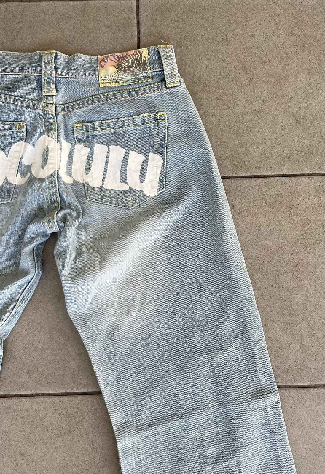 Japanese Brand Vintage CO & LU Iconic Japanese Brand Faded Blue Jeans Size US 26 / EU 42 - 8 Thumbnail