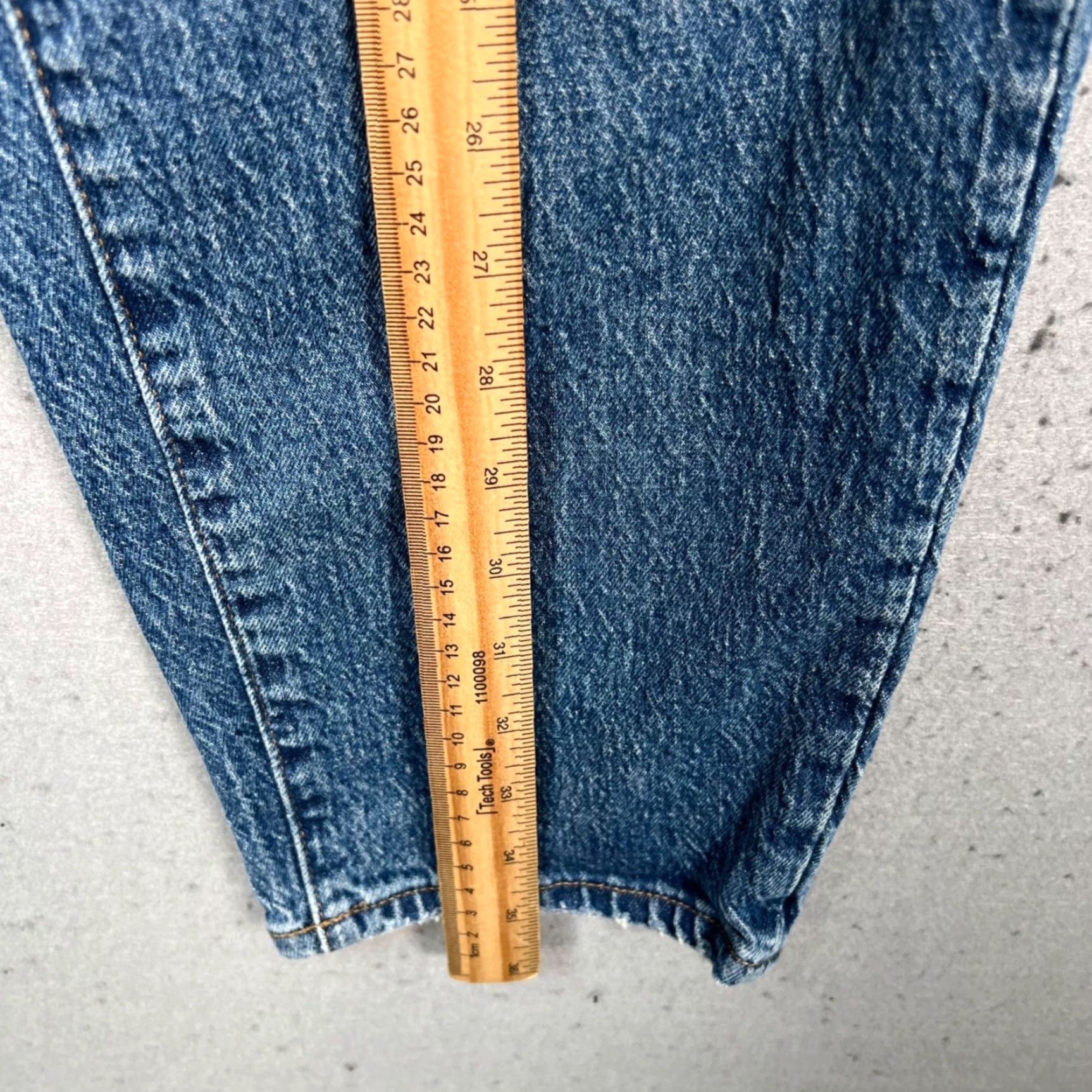 Madewell Madewell Jeans Balloon High-Rise Relaxed Denim Blue 26 Adult Womens Size 26" / US 2 / IT 38 - 7 Thumbnail