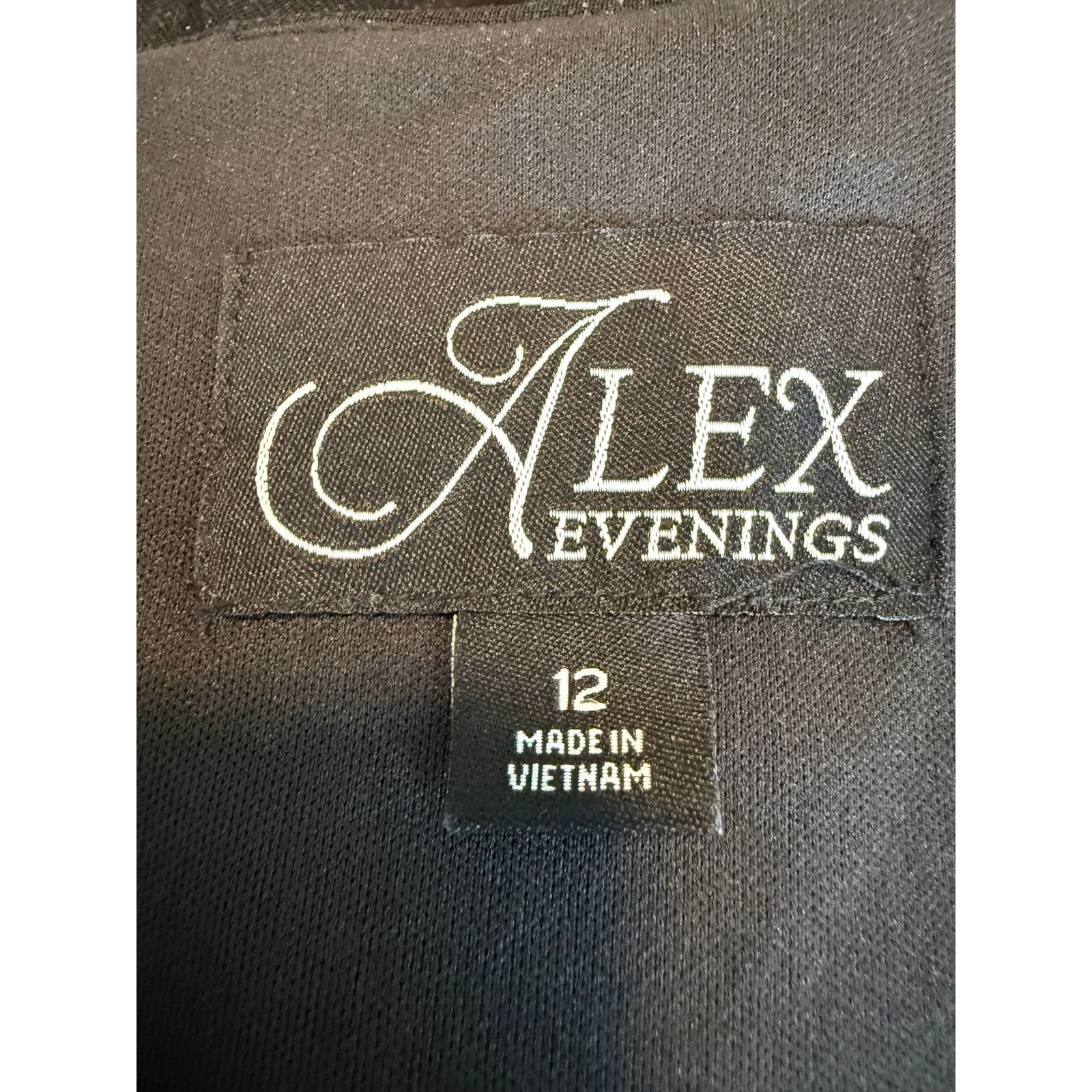 Alex Evenings Alex Evenings Black Sleeveless Gown Women 12 - F016 Size XL / US 12-14 / IT 48-50 - 8 Thumbnail