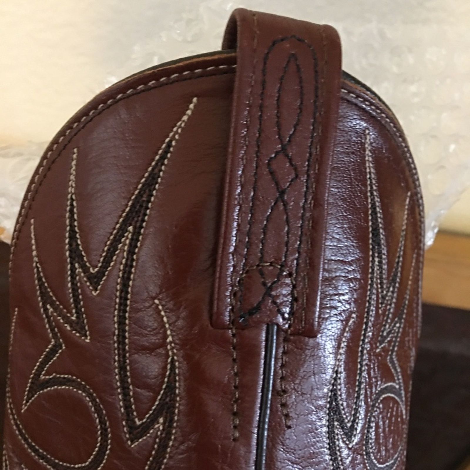 Dan Post Men’s Dan Post wine stitched leather western boots Size US 8.5 / EU 41-42 - 9 Thumbnail