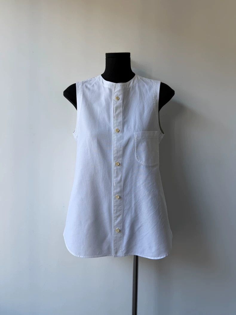 Y's Y's 11 AW Zen Purple Label Sleeveless shirt Size US M / EU 48-50 / 2 - 2 Thumbnail