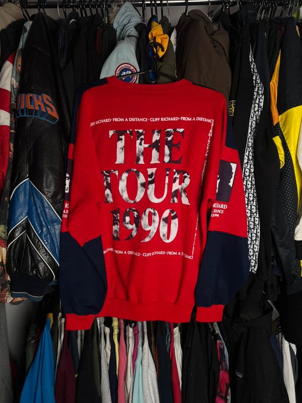 Vintage Crewneck Clif Richard the tour 1990 from a distance M Size US M / EU 48-50 / 2 - 2 Thumbnail