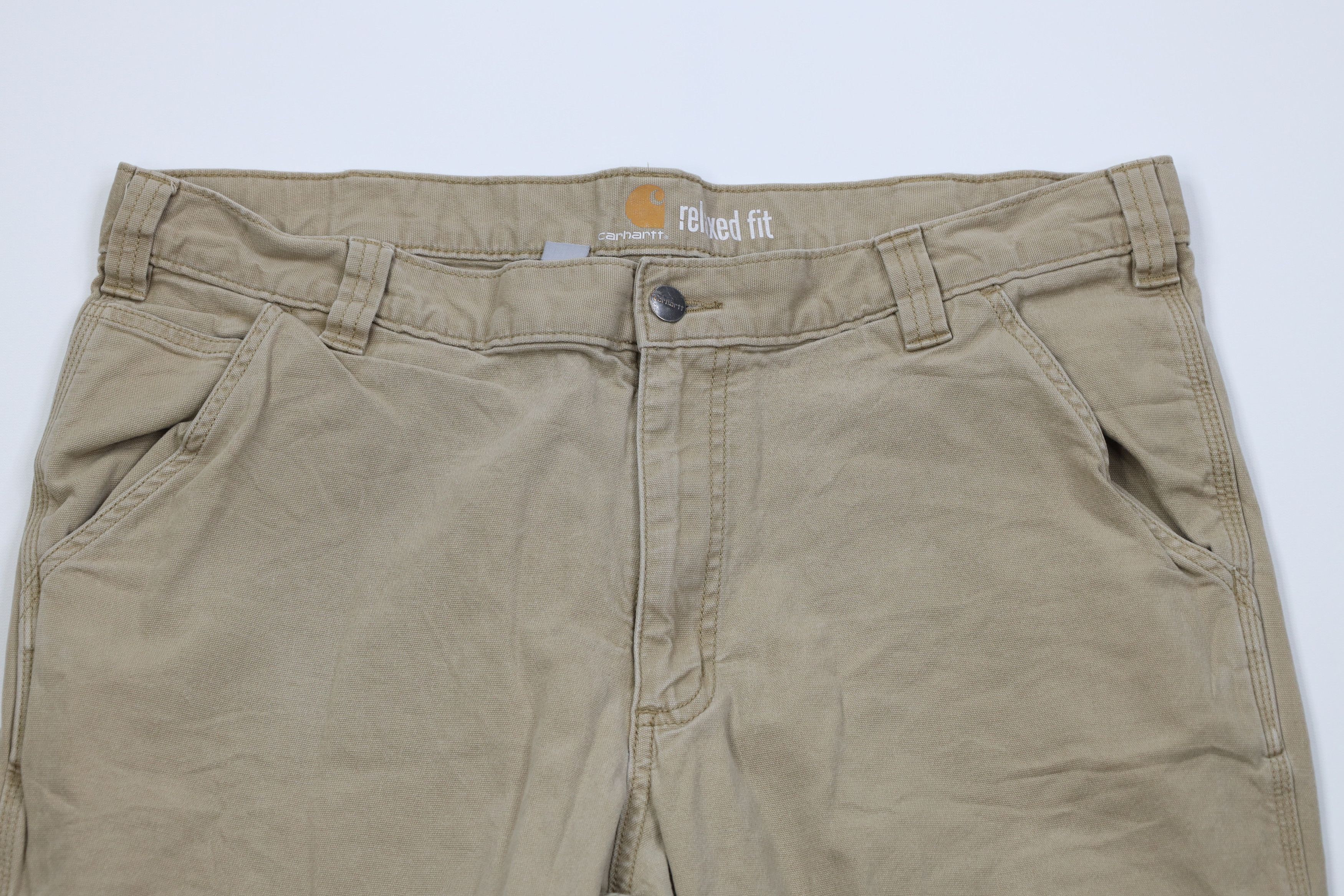 Carhartt Vintage Y2K Carhartt Relaxed Fit Wide Leg Dungaree Pants Size US 38 / EU 54 - 2 Thumbnail