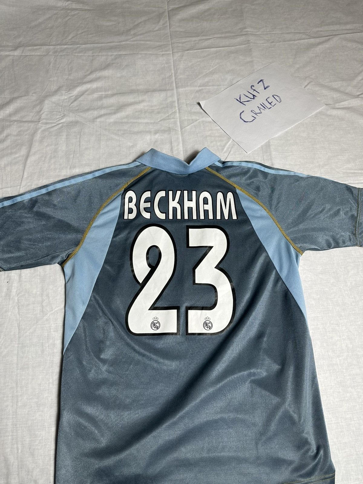 David Beckham vintage Real Madrid jersey sale 2003