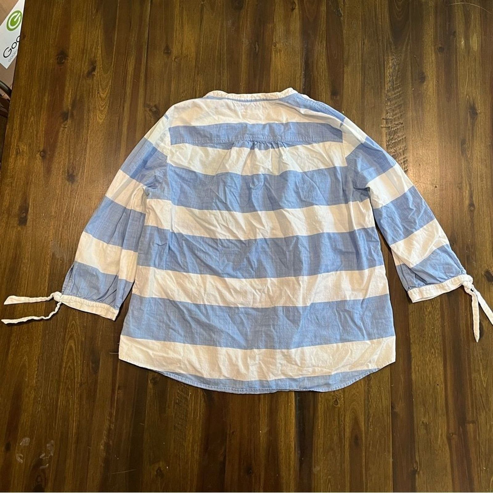 Tommy Hilfiger Tommy Hilfiger Relaxed Fit Wide Striped Top, Women's Size XL Size XL / US 12-14 / IT 48-50 - 8 Thumbnail