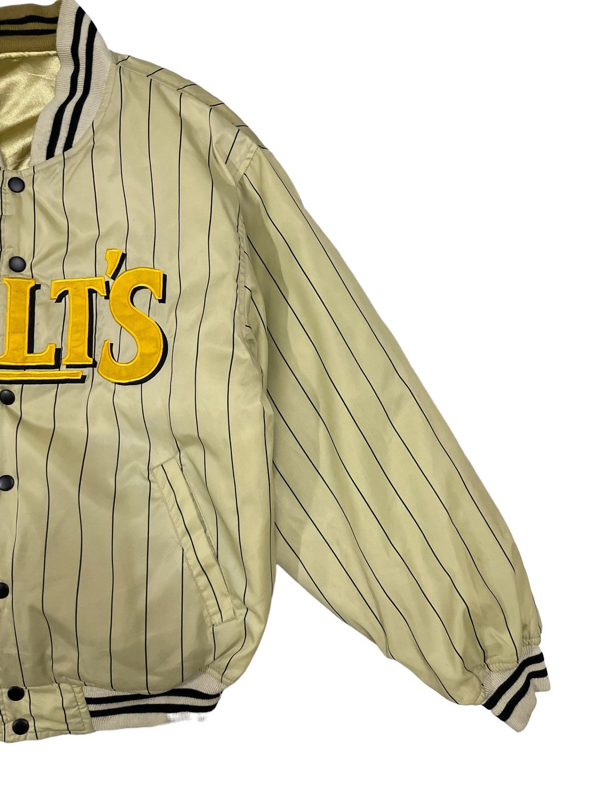 Ring Jacket Vintage Gold Malts Beer Embroidery Reversible Bomber Jacket Size US M / EU 48-50 / 2 - 12 Thumbnail