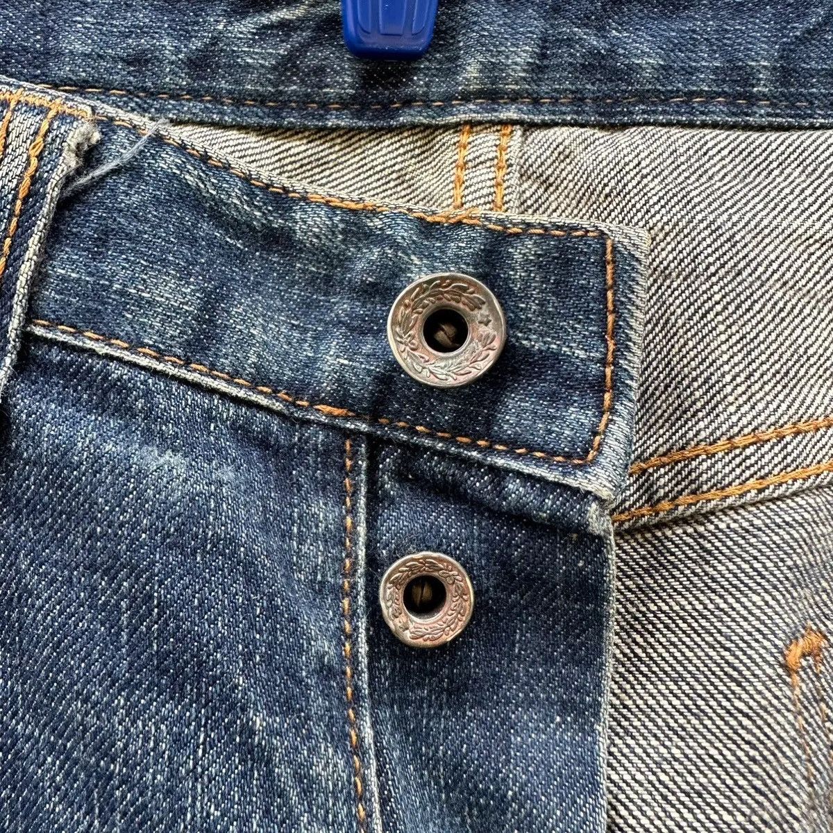 Japanese Brand JAPANESE TAKEO KIKUCHI JEANS RARE NICE FADING DENIM PANTS Size US 32 / EU 48 - 12 Thumbnail
