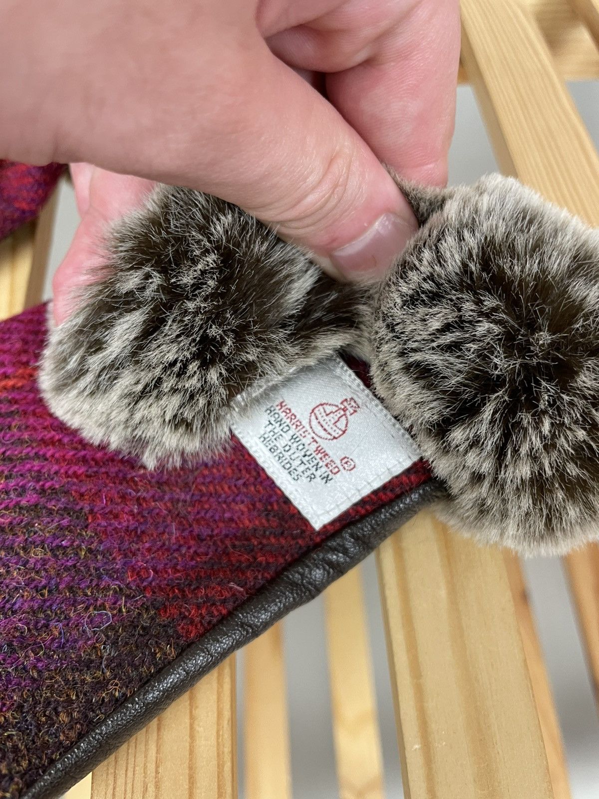 Harris Tweed Harris tweed leather and tweed gloves Size ONE SIZE - 4 Thumbnail
