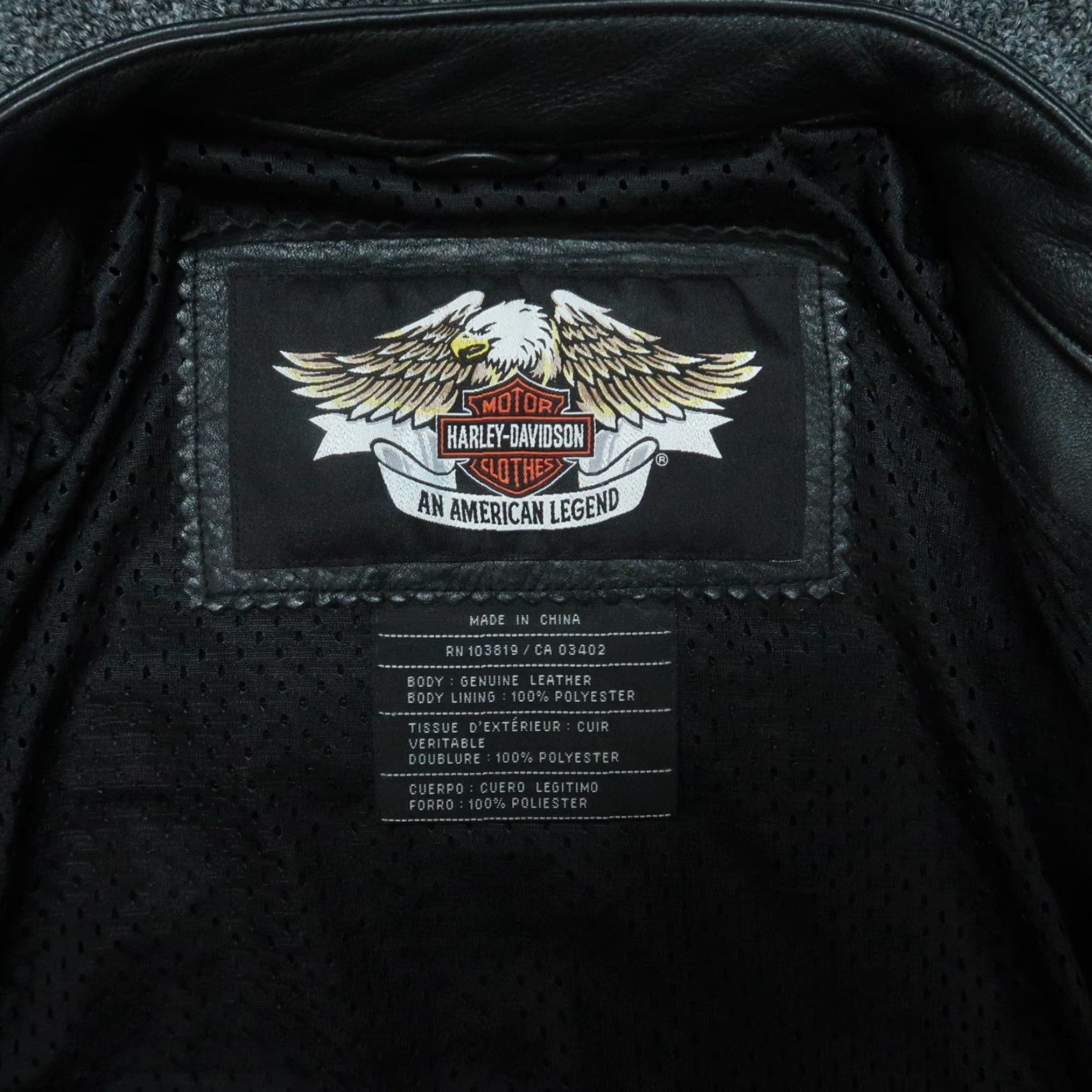 Harley Davidson Harley-Davidson Jacket Womens XL Black Leather Willie G Wheel Lined Full Zip Jacket Size XL / US 12-14 / IT 48-50 - 5 Thumbnail